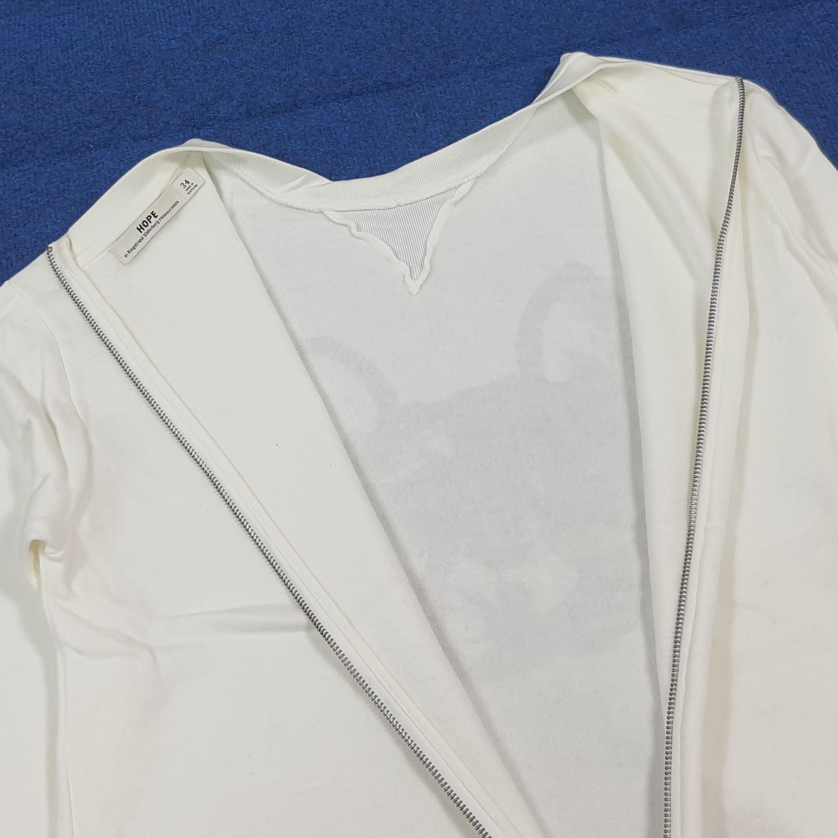 Hope Vintage HOPE Sthlm Back Zip Bulldog Sweatshirt C295N17 Size S / US 4 / IT 40 - 5 Thumbnail