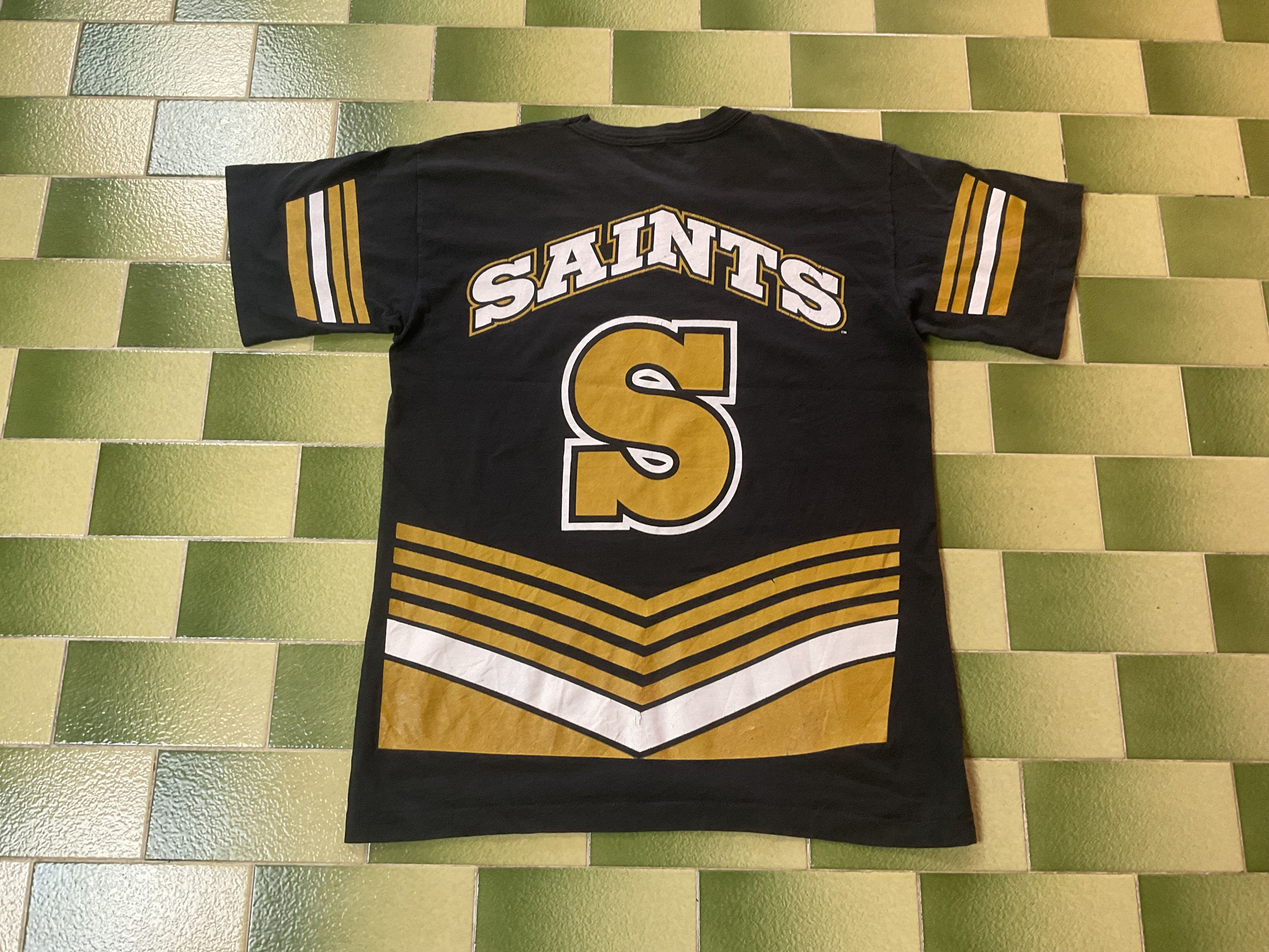 NFL Vintage 1995 NFL New Orleans Saints T-Shirt Size US L / EU 52-54 / 3 - 2 Thumbnail
