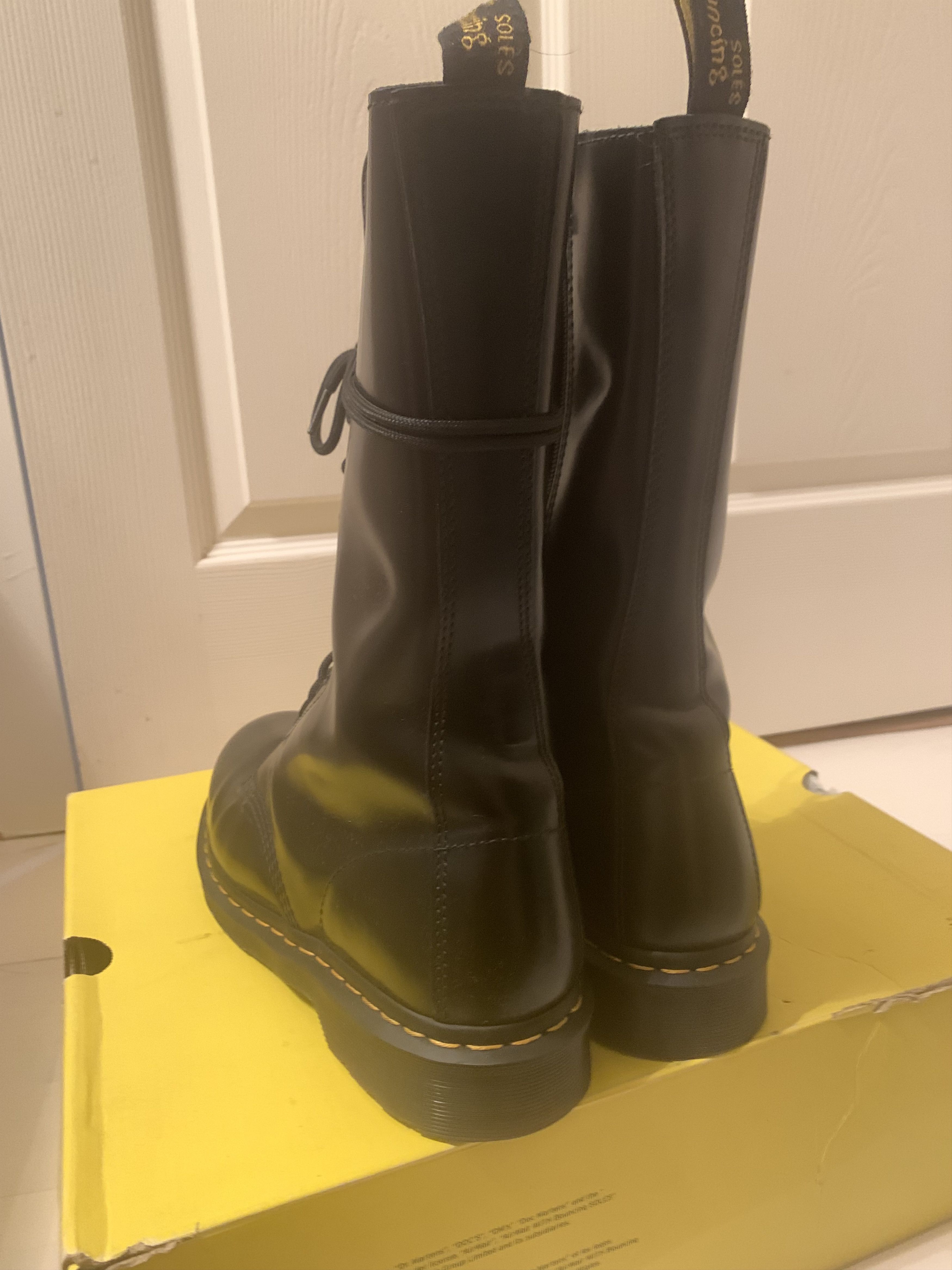 Dr. Martens × Yohji Yamamoto Yohji Yamamoto x Dr. Martens 1914 Zipper Airwair Boots Size US 11 / EU 44 - 5 Thumbnail