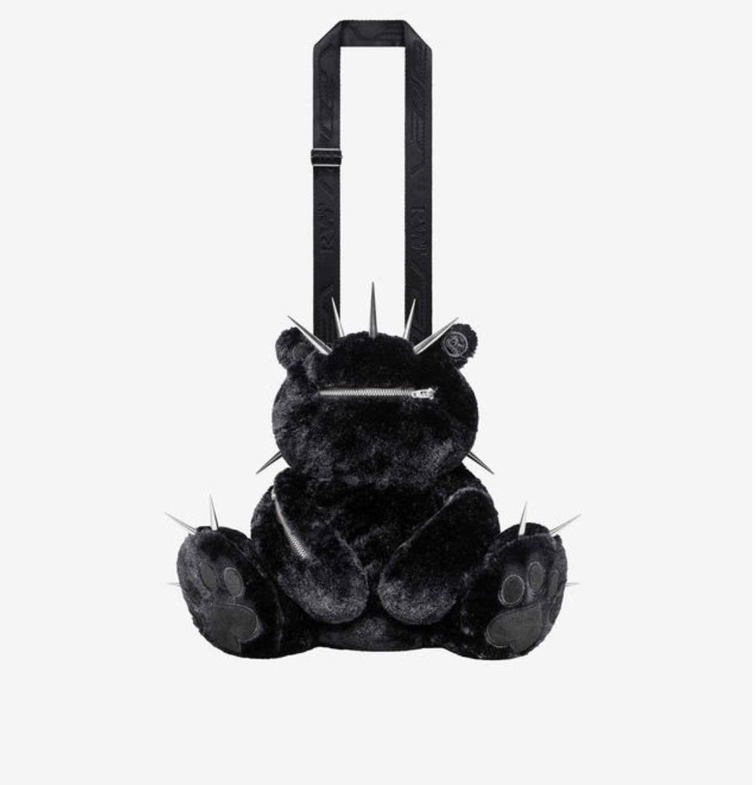 Other Racer Worldwide Teddy Bear Backpack with spikes Size ONE SIZE - 1 Thumbnail