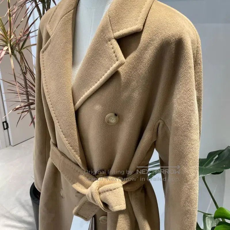 Max Mara MaxMara Camel Cashmere Long Coat for Women . Size S / US 4 / IT 40 - 3 Thumbnail