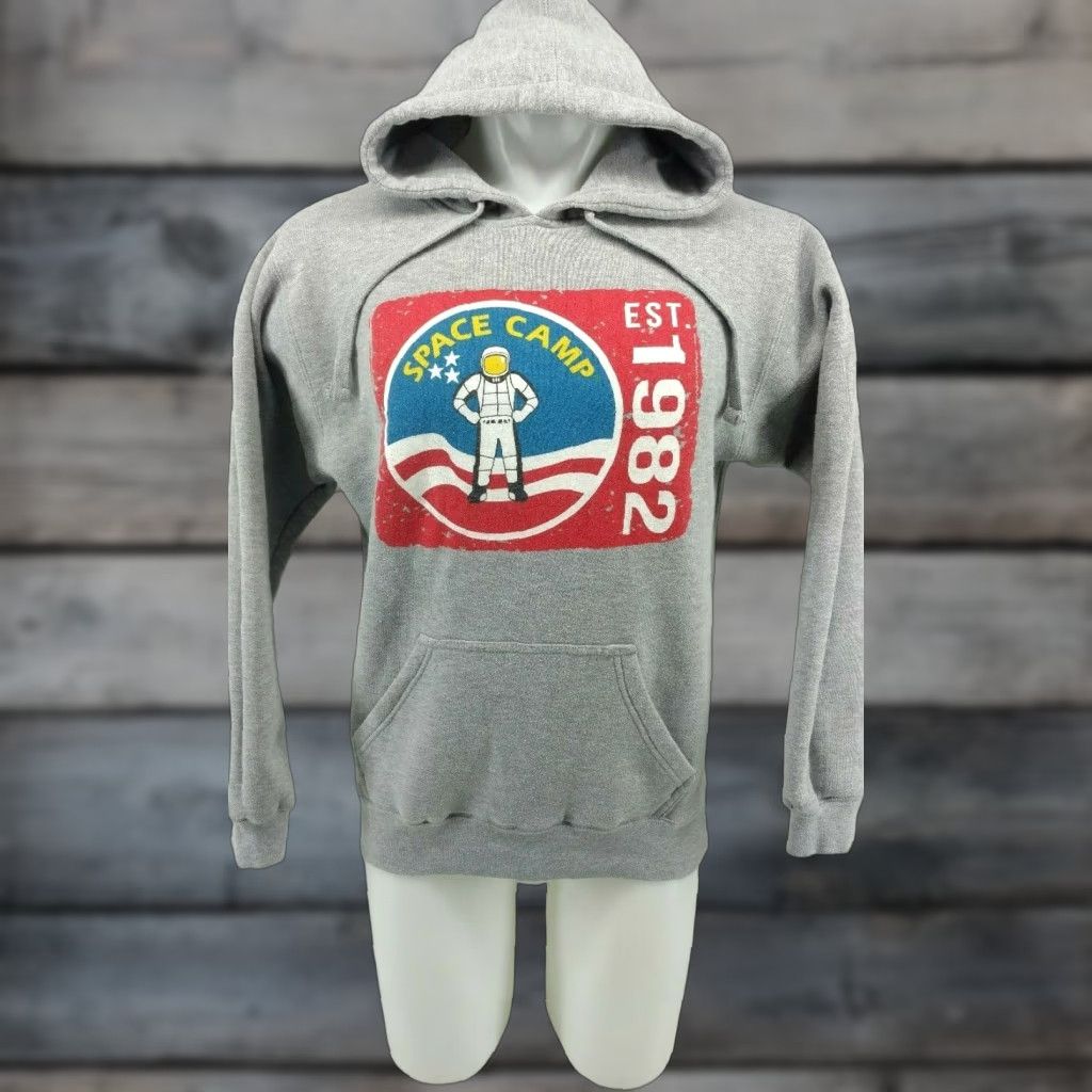 Vintage Space Camp Gray Mens Small Hoodie Size US S / EU 44-46 / 1 - 1 Thumbnail
