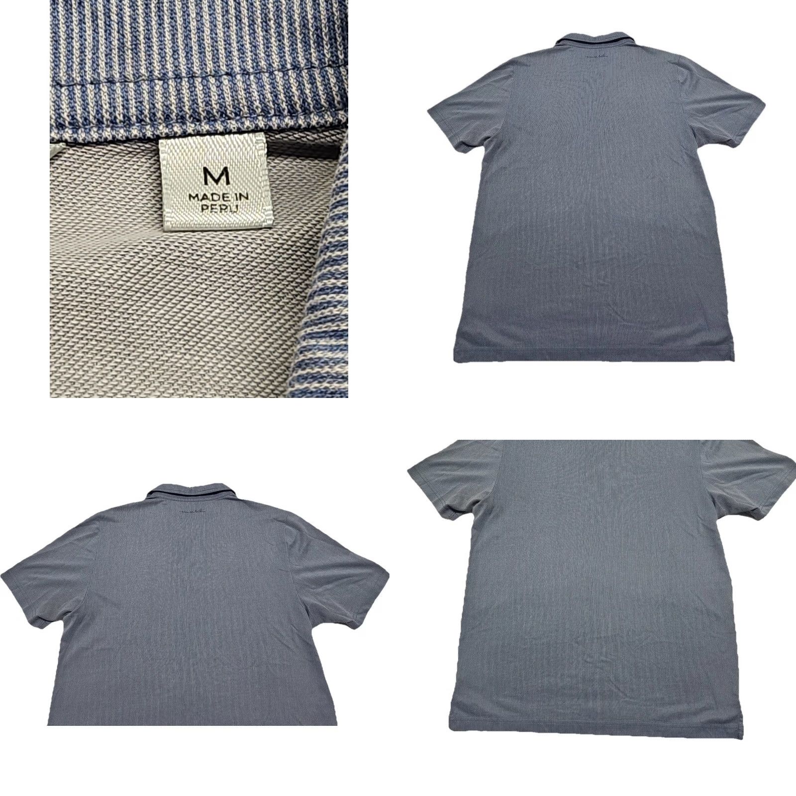 TravisMathew Travis Mathew Men’s Polo Golf Shirt Size M Blue Striped Short Sleeve Polo Shirt Mens Golf Shirt Size US M / EU 48-50 / 2 - 8 Thumbnail