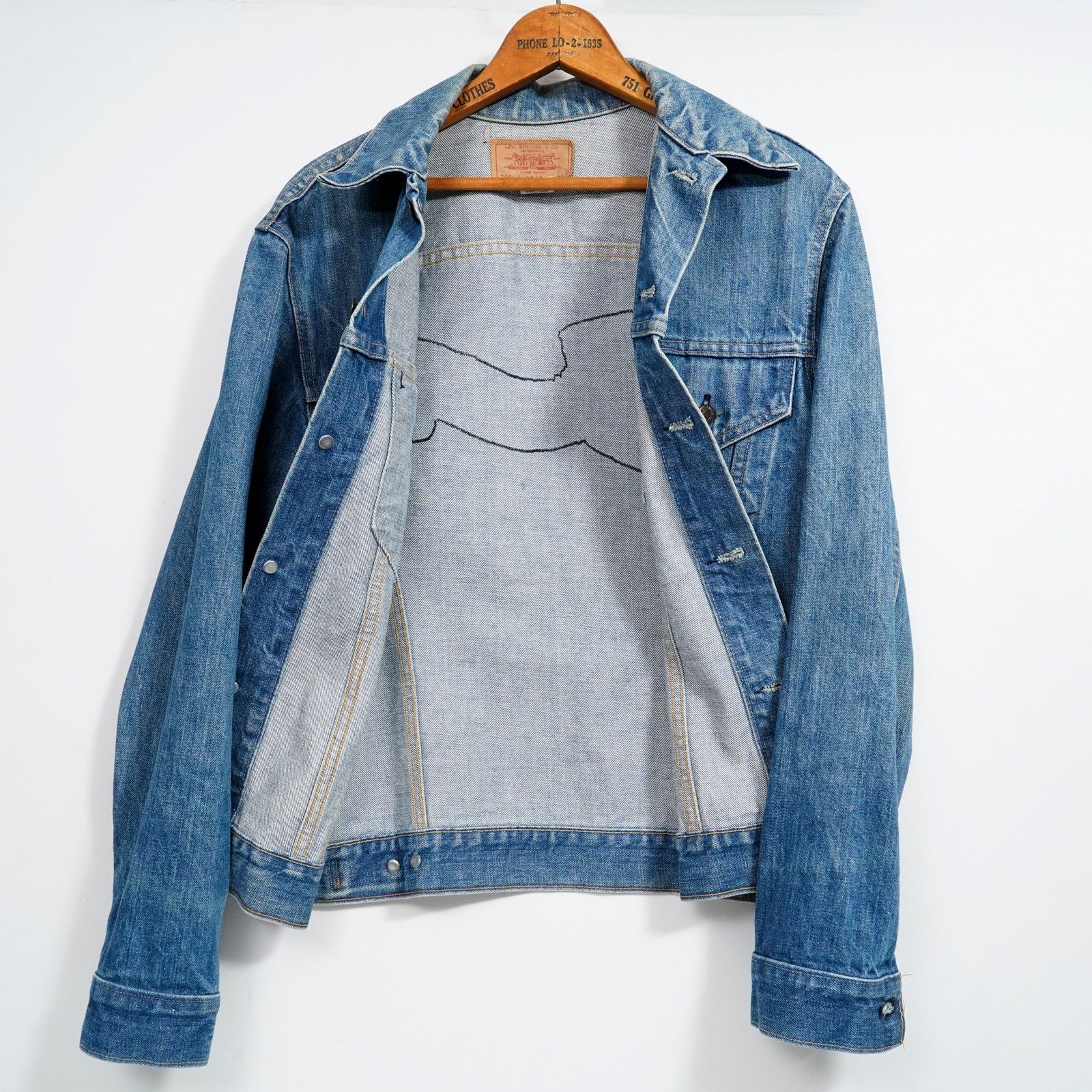 Levi's Vintage 70s Levi’s 70505 Trucker Jacket Harley Davidson 38 Size US M / EU 48-50 / 2 - 6 Thumbnail