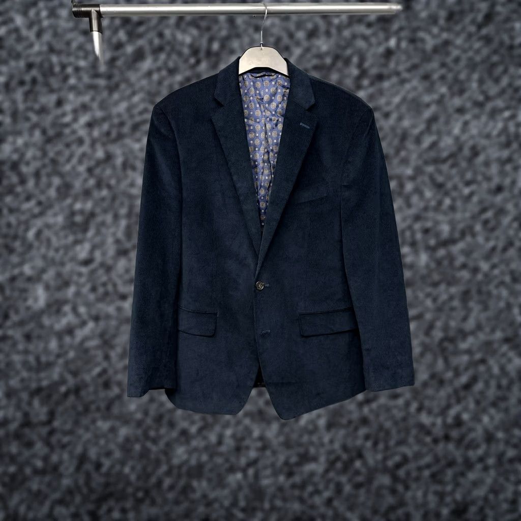 Ralph Lauren Ralph Lauren Black Label Mens Corduroy Blazer Jacket 50R M Blue - Blazer Mens 50R Corduroy Vintage? No Size 50R - 1 Thumbnail