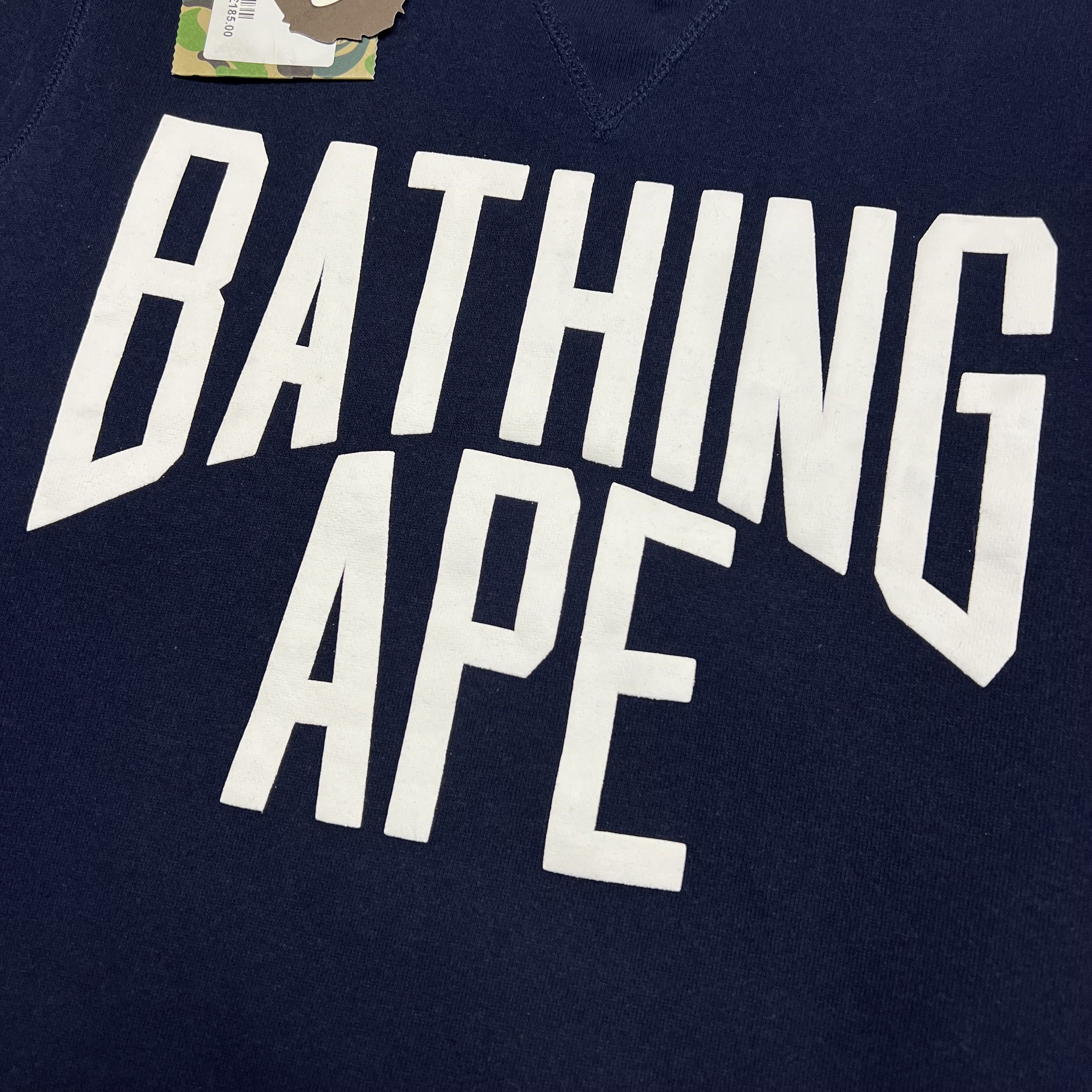 Bape A Bathing Ape Foam Print Logo Sweatshirt Size US S / EU 44-46 / 1 - 3 Thumbnail