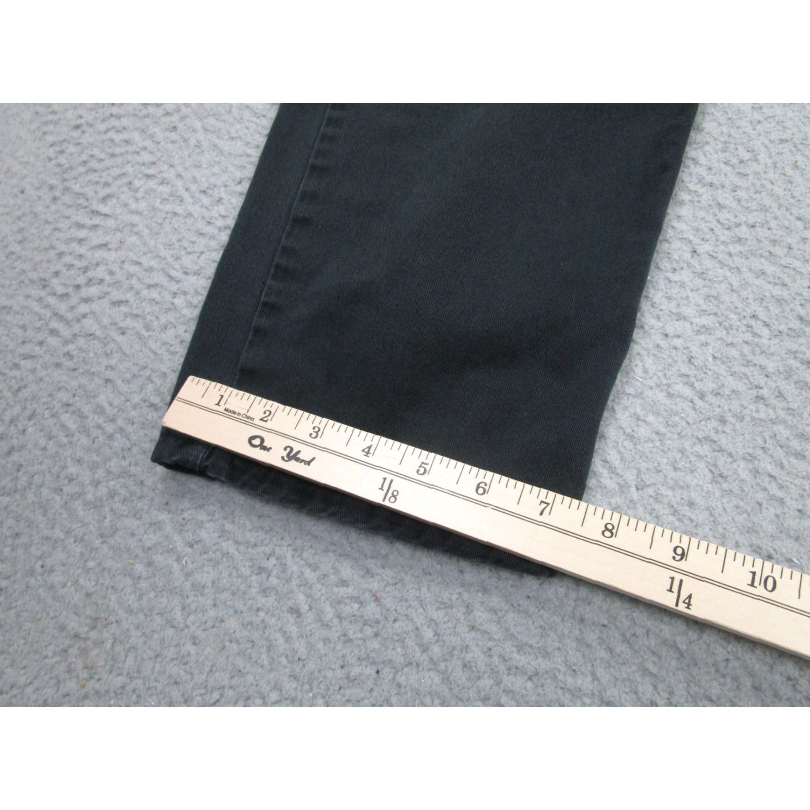 Vintage Calvin Klein Jeans Mens 30 Black Straight Leg Denim Pants Cotton Size US 30 / EU 46 - 4 Thumbnail
