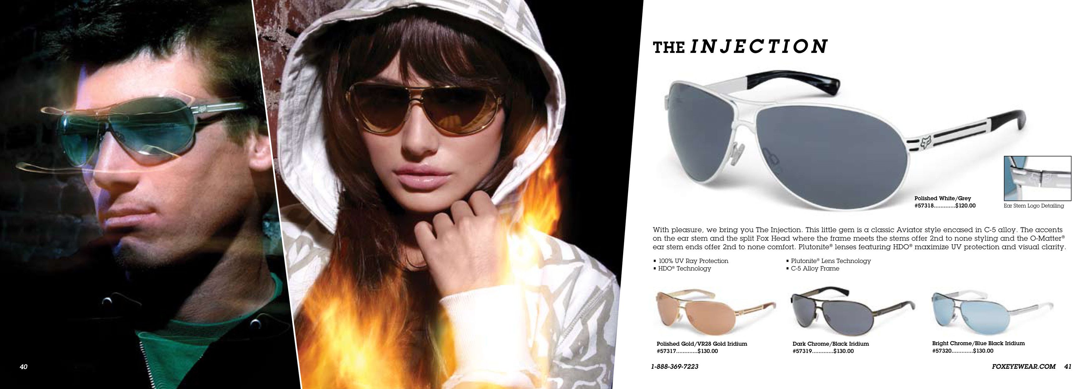 Fox Racing × Oakley 2007 Oakley Fox Racing Sunglasses The Injection Aviators Y2K Size ONE SIZE - 3 Thumbnail
