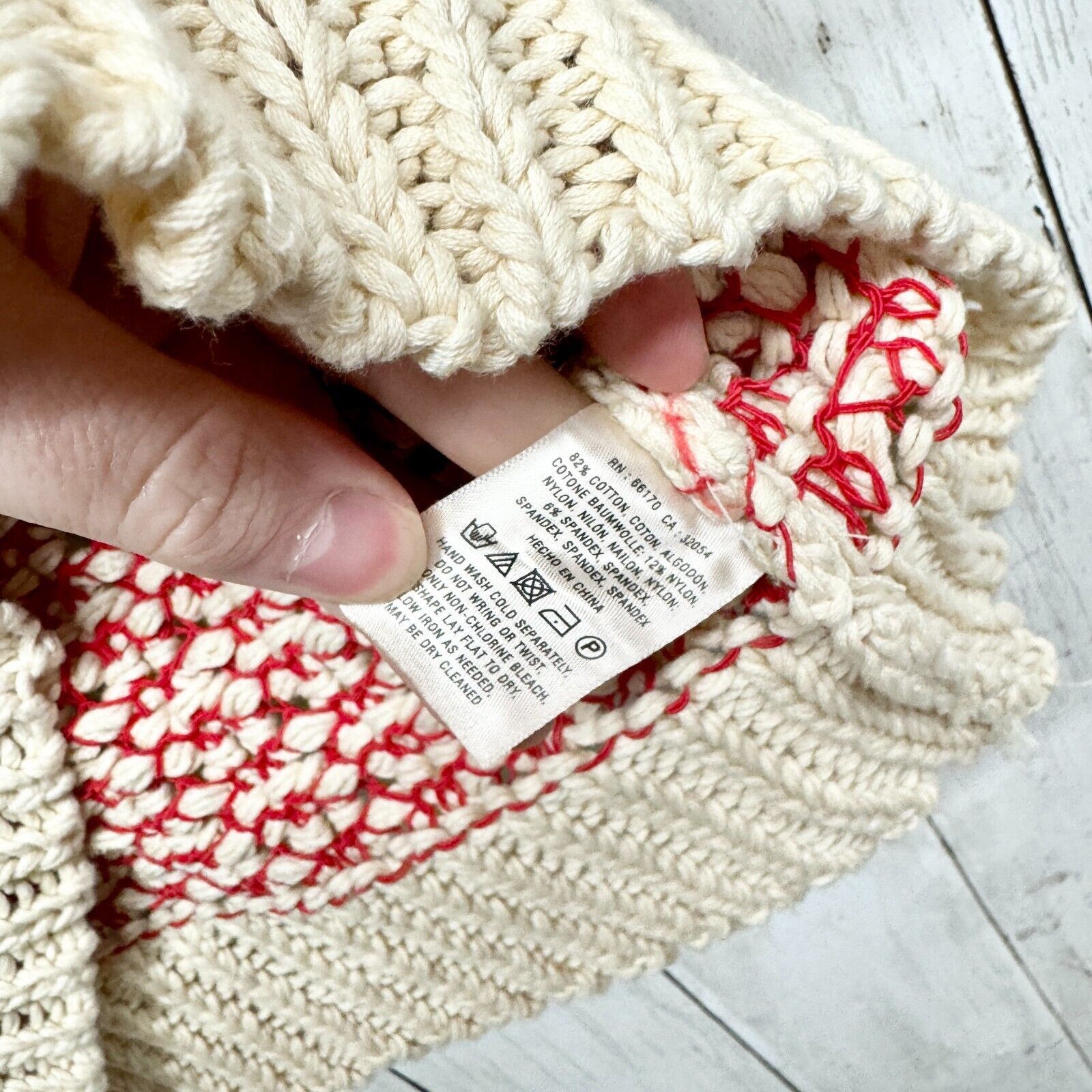 Anthropologie Anthropologie Sweater S Fiets Voor Knit Red Hidden Glow Knit Size S / US 4 / IT 40 - 5 Thumbnail
