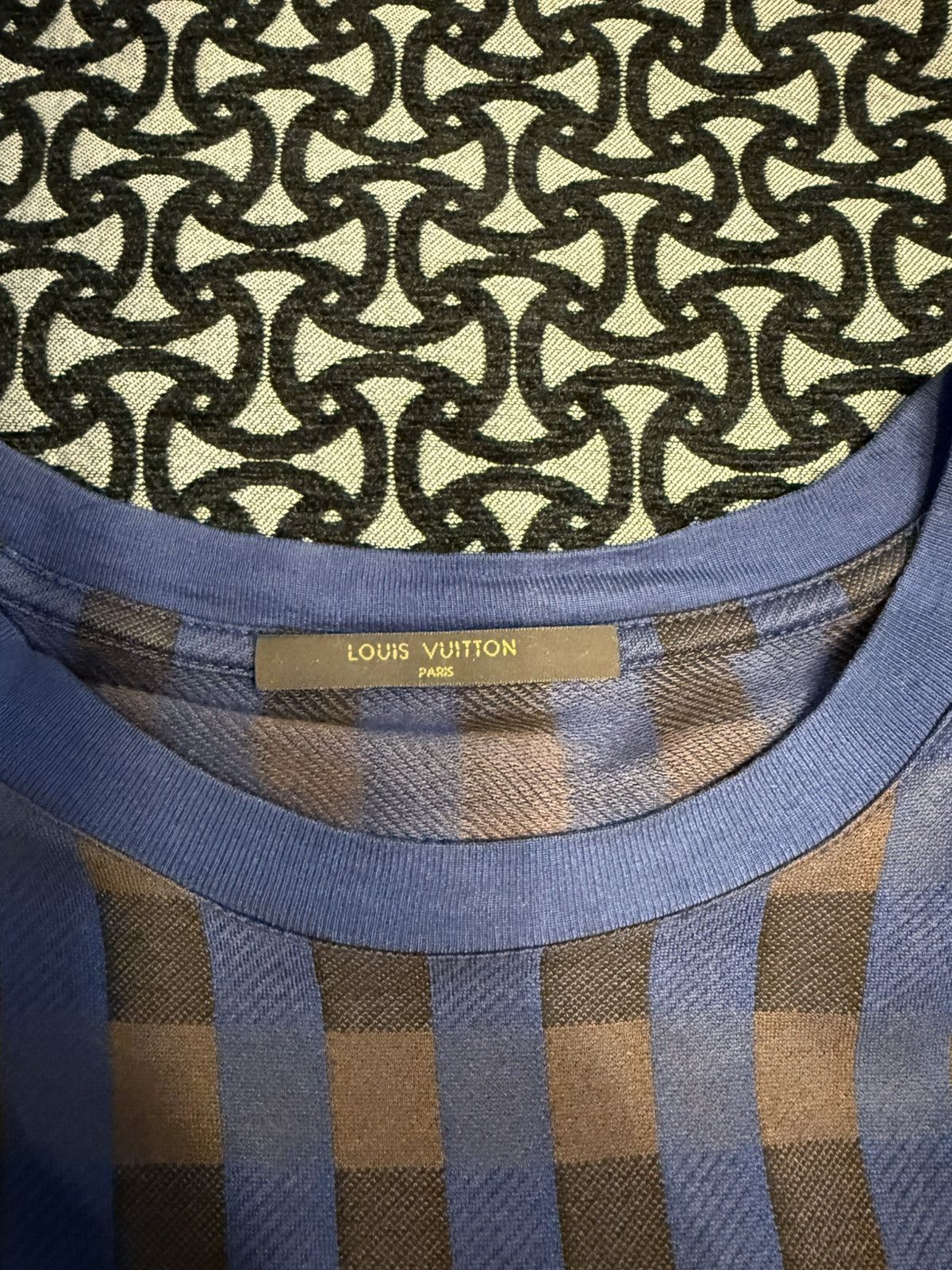 Louis Vuitton Louis Vuitton Damier Pattern Tee Size US M / EU 48-50 / 2 - 3 Thumbnail