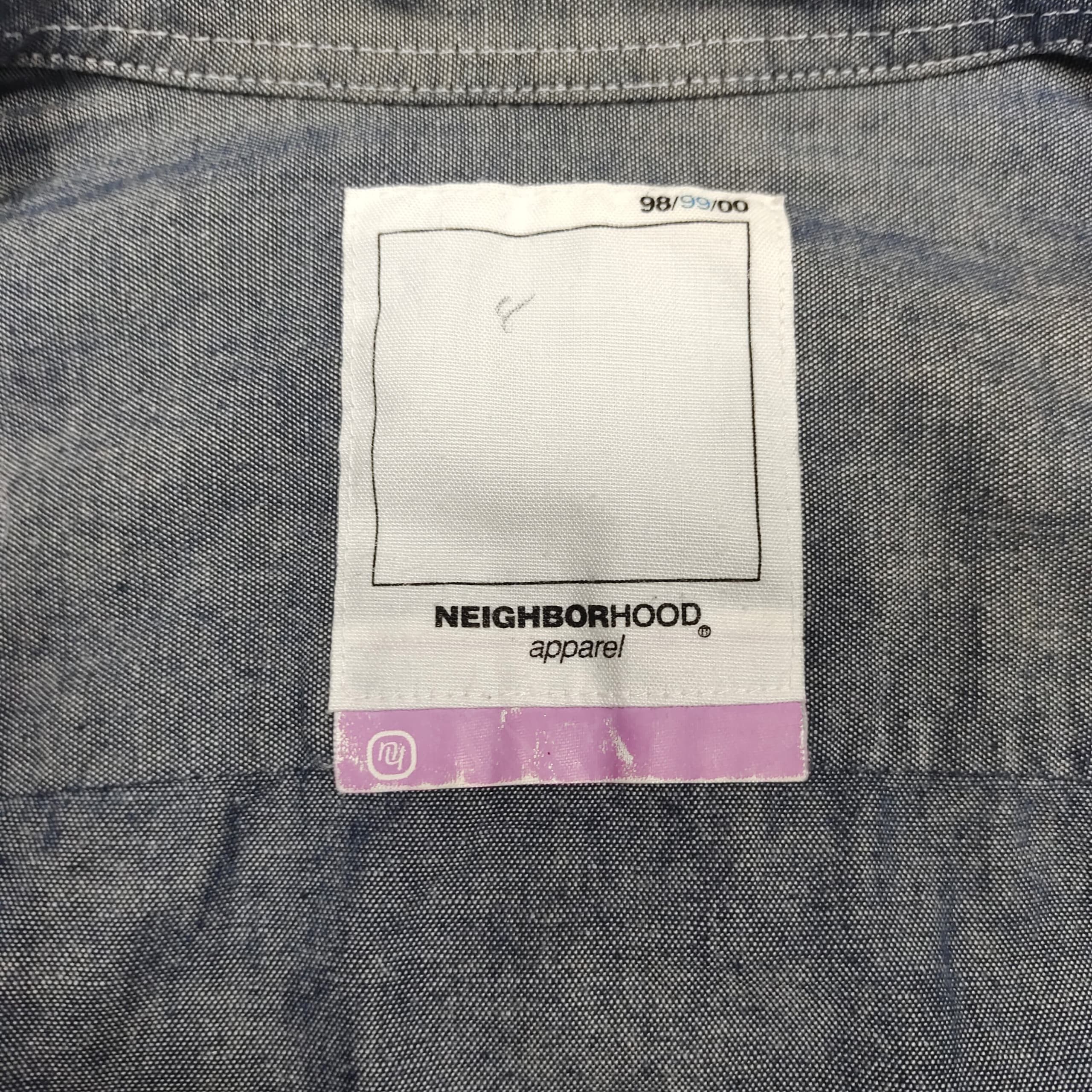 Japanese Brand NEIGHBORHOOD CHAMBRAY BUTTON UP LONG SLEEVE SHIRT Size S / US 4 / IT 40 - 10 Thumbnail