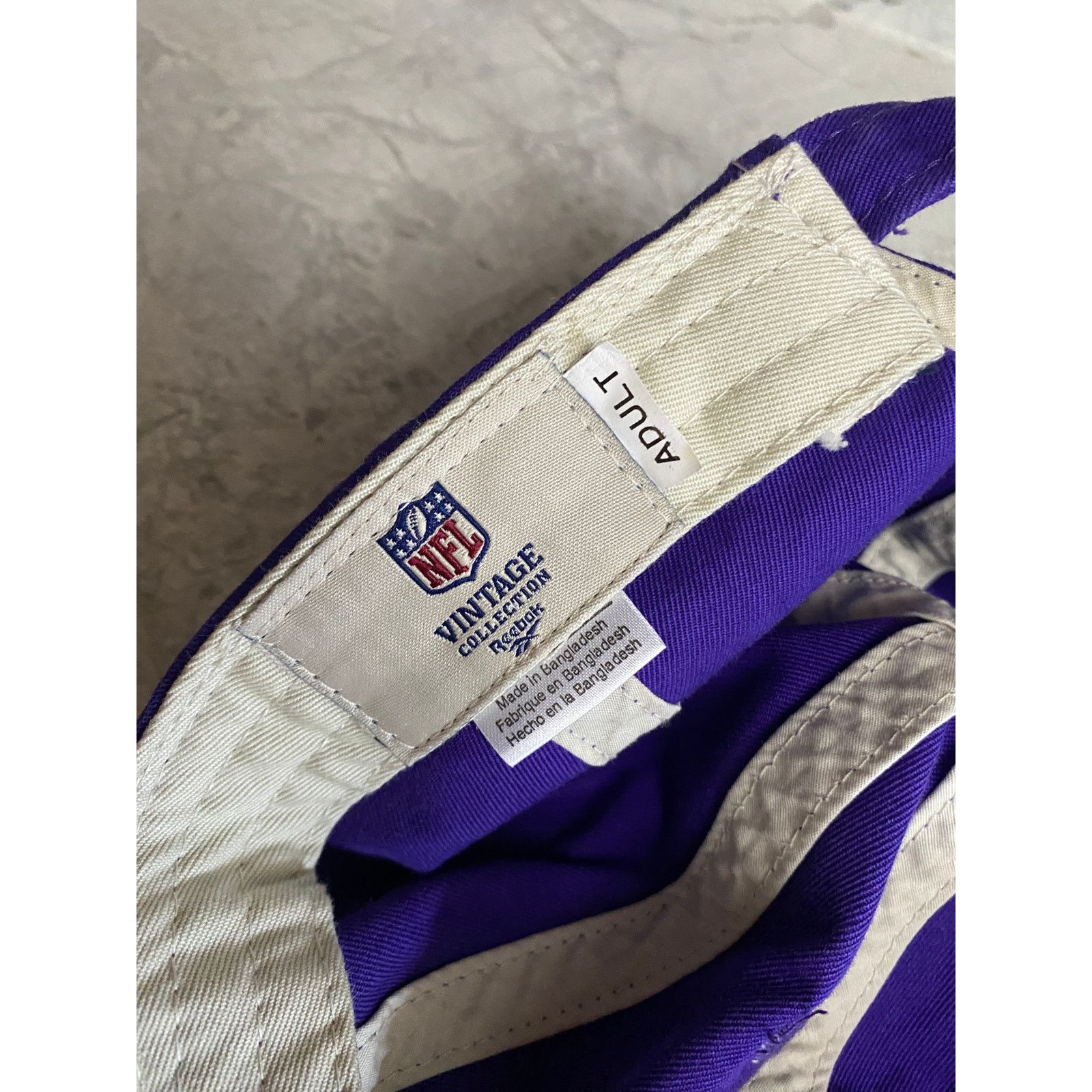 Reebok Minnesota Vikings Strapback Adjustable Baseball Hat Size ONE SIZE - 9 Thumbnail