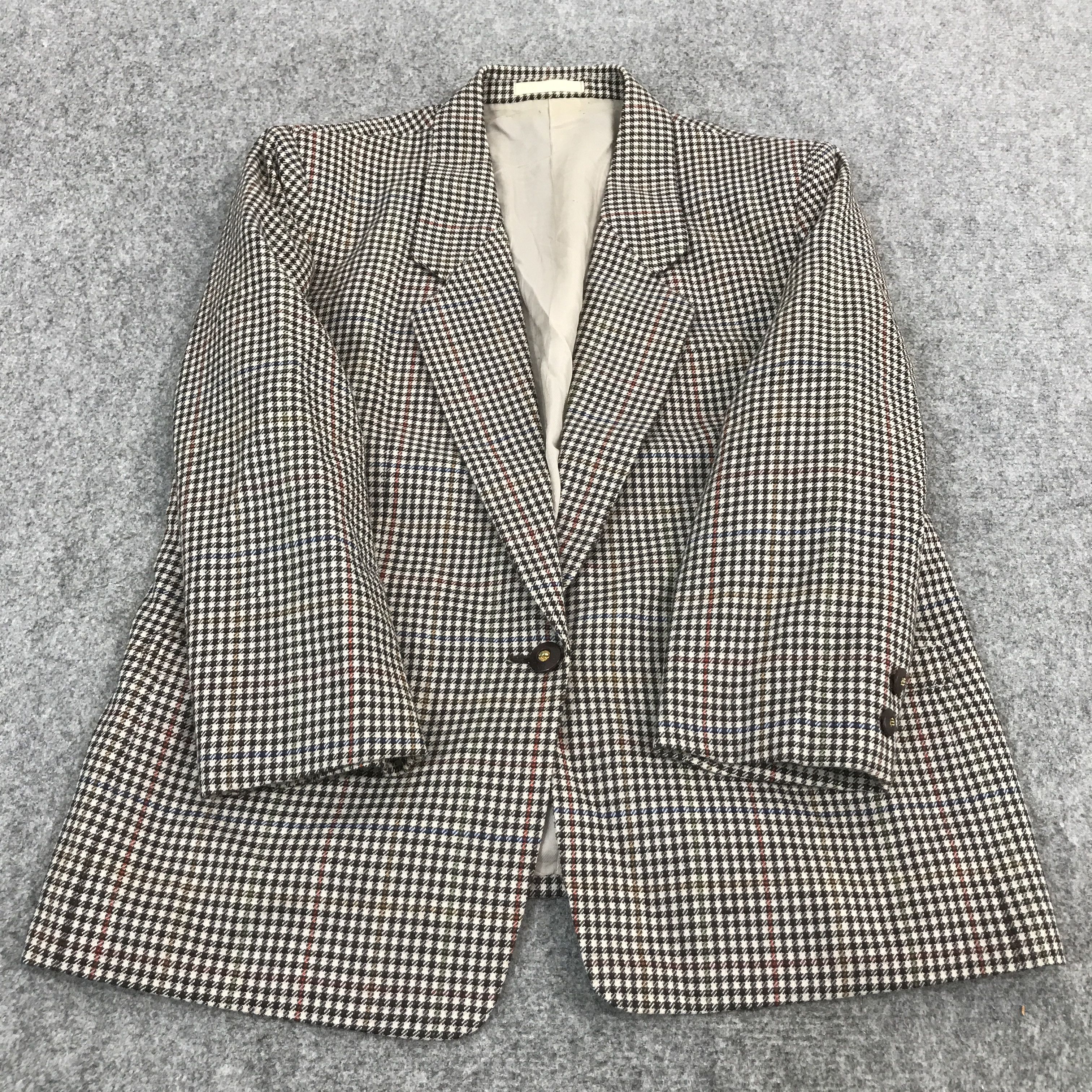 Burberry × Japanese Brand × Vintage BURBERRYS FLANNEL BLAZER JACKET Size US M / EU 48-50 / 2 - 8 Thumbnail