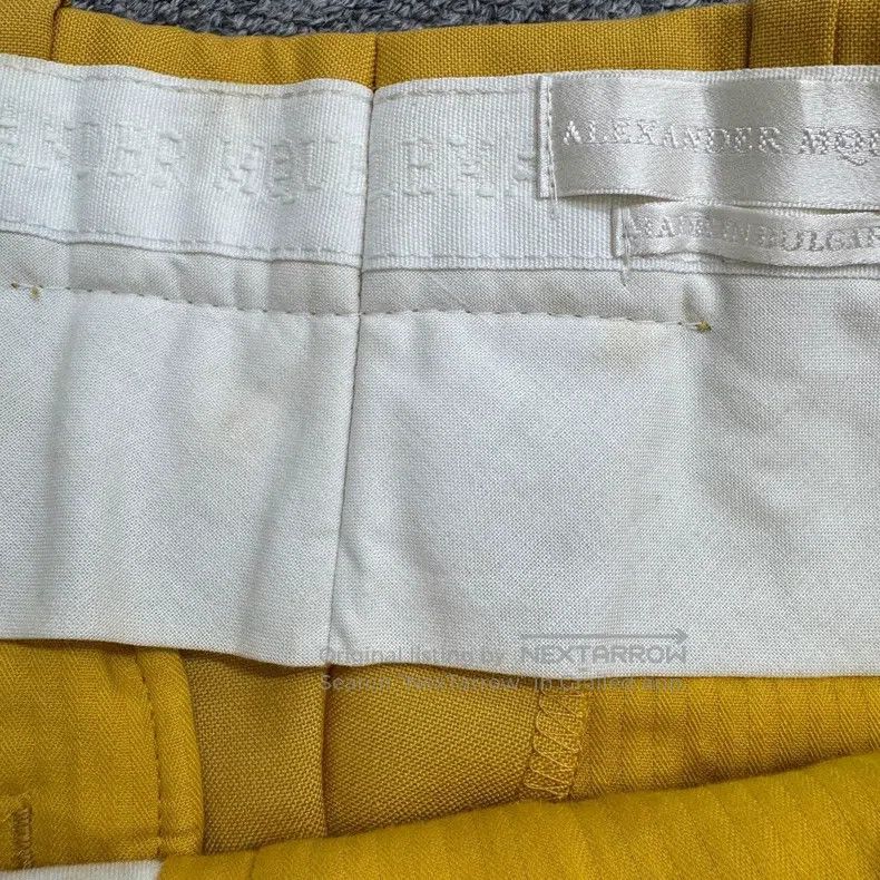 Alexander McQueen Alexander Mcqueen Yellow woollen casual pants Size US 28 / EU 44 - 3 Thumbnail