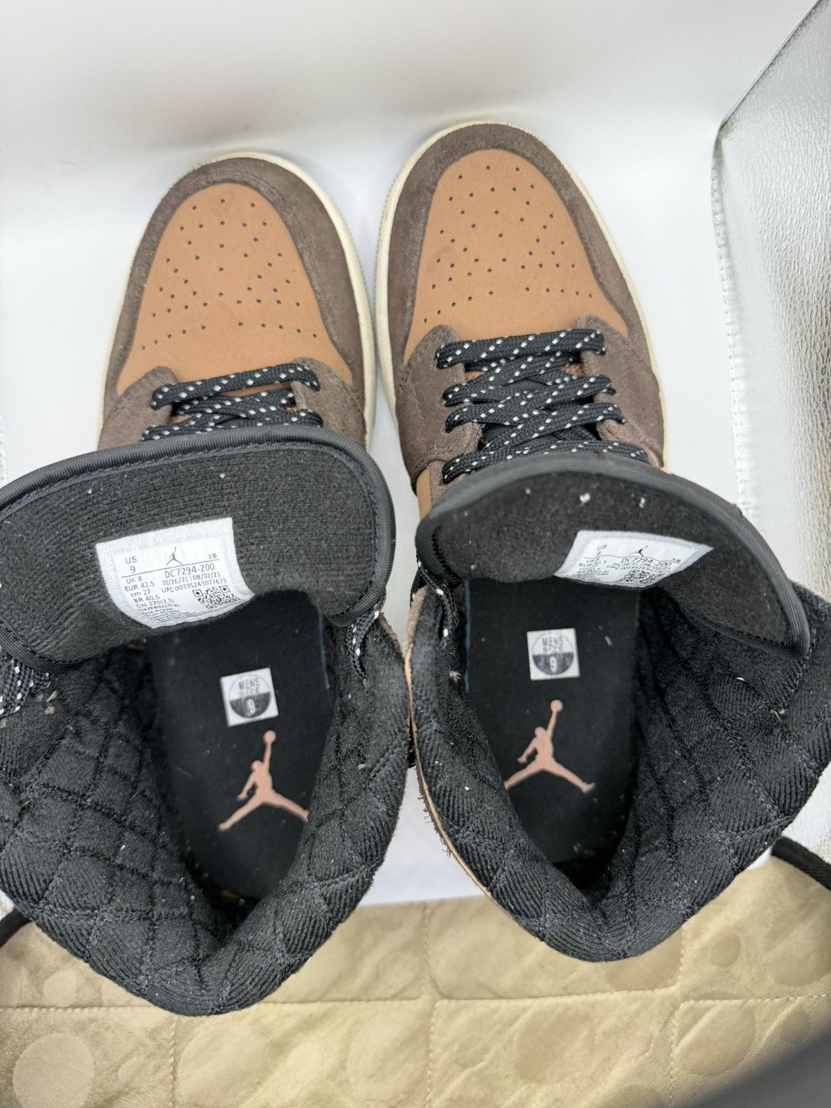 Nike Air Jordan 1 Mid SE 'Dark Chocolate' 2021 Size US 9 / EU 42 - 9 Thumbnail