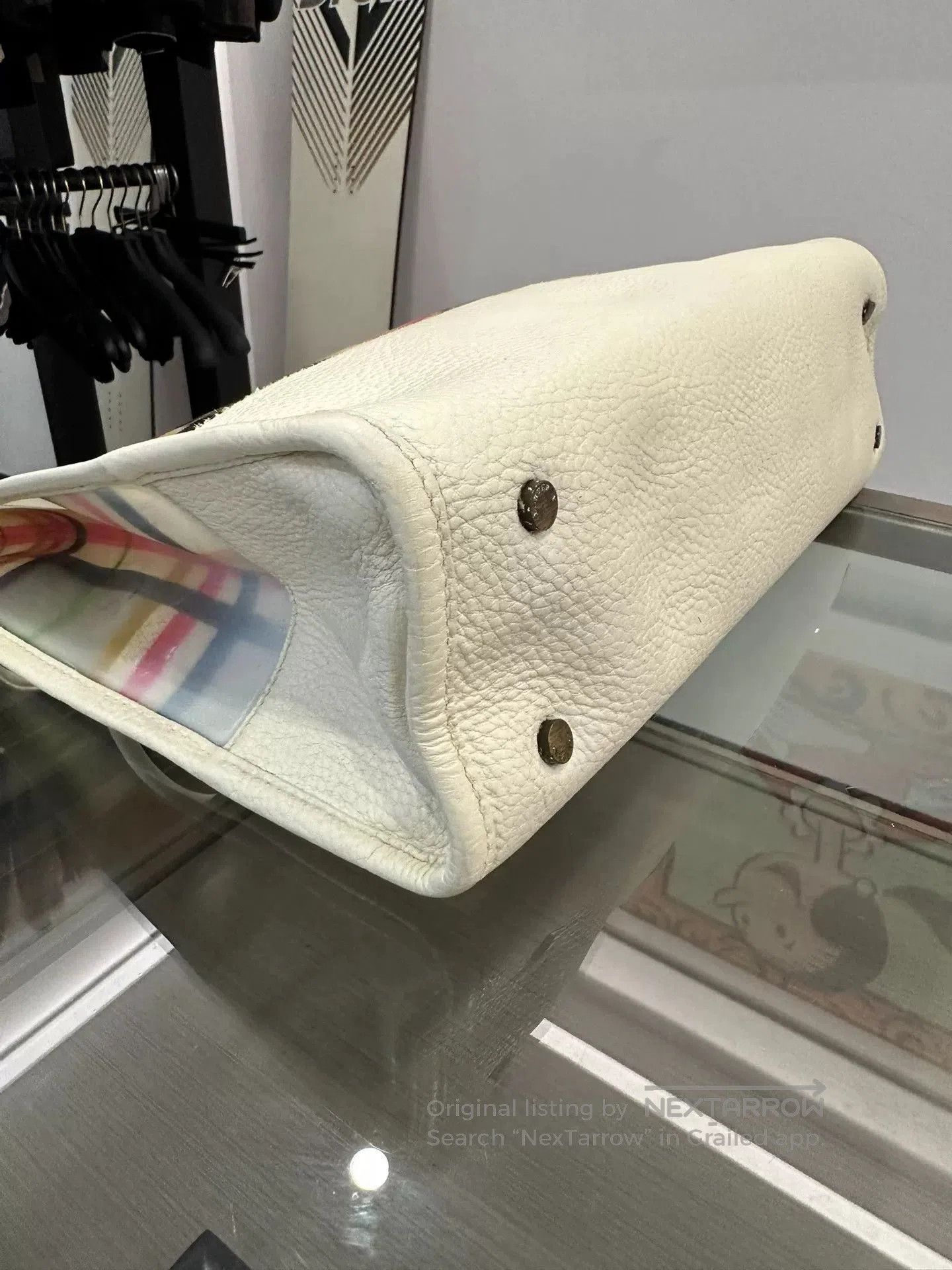 Other Burberry Tartan Check Clear PVC White Tote. Size ONE SIZE - 5 Thumbnail