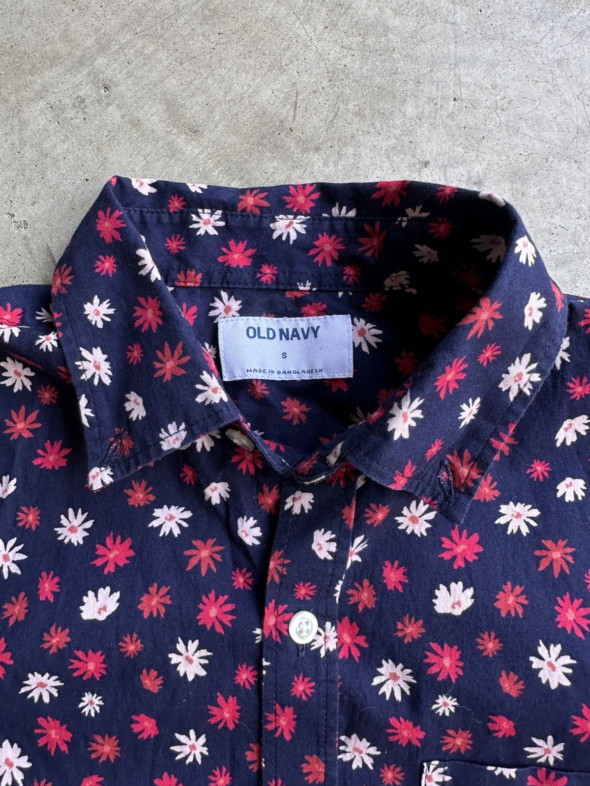 Old Navy Cropped Boxy Floral Button Up Shirt - S Size US S / EU 44-46 / 1 - 2 Thumbnail