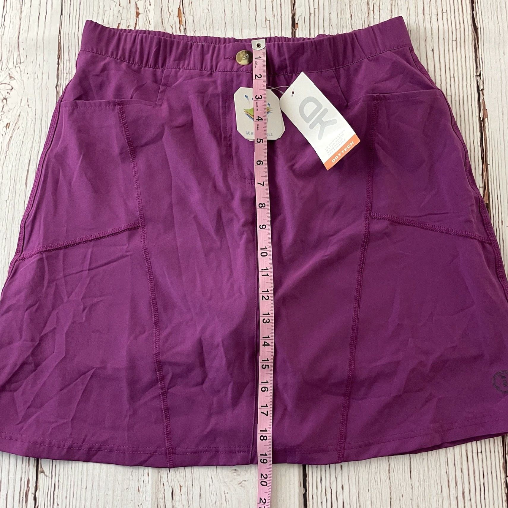 Vintage VINTAGE Little Donkey Andy DryTech Golf Skirt Women's 2XL Purple Skirt Knee Length A-Line Logo Womens Size 40" / US 18 - 5 Thumbnail