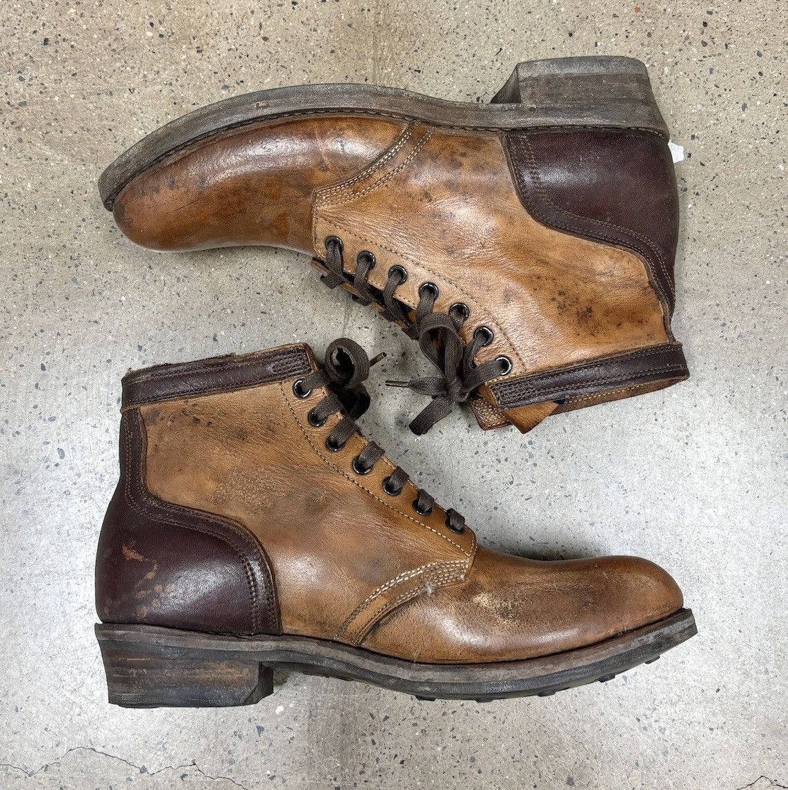 Visvim 19aw ICT Lafayette Boots Mud Overdye，M10.5