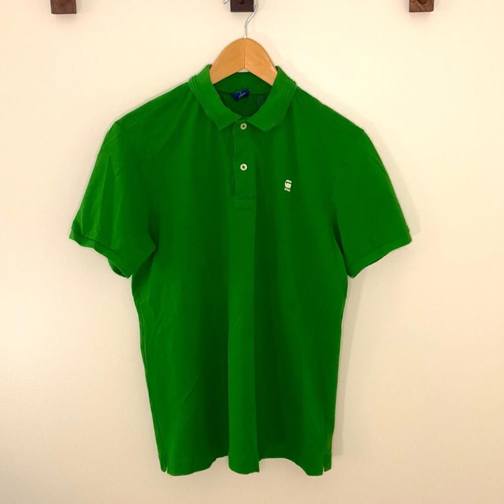 Designer G-Star RAW - Dunda Slim Polo - Large - Stretch Pique 95% Ctn Size US L / EU 52-54 / 3 - 2 Thumbnail