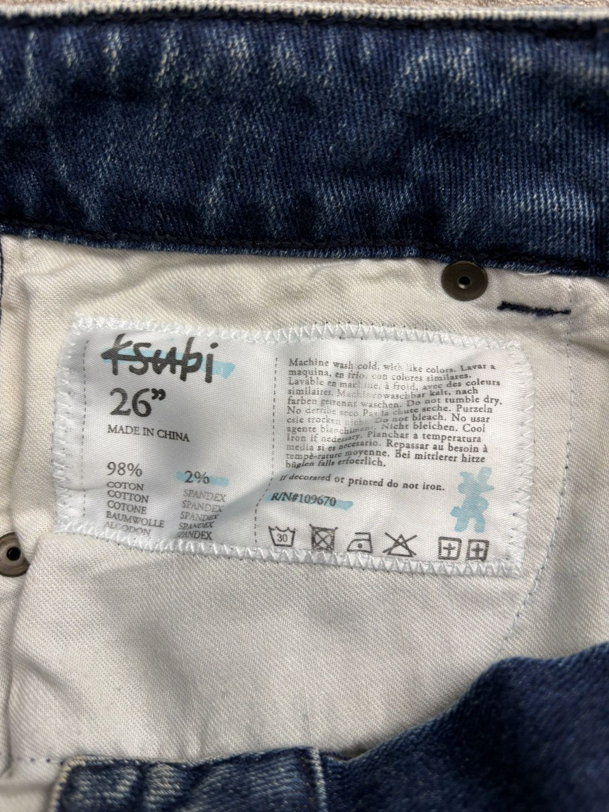 Ksubi Ksubi jeans painted light blue Size 26 Size 27" / US 4 / IT 40 - 8 Thumbnail