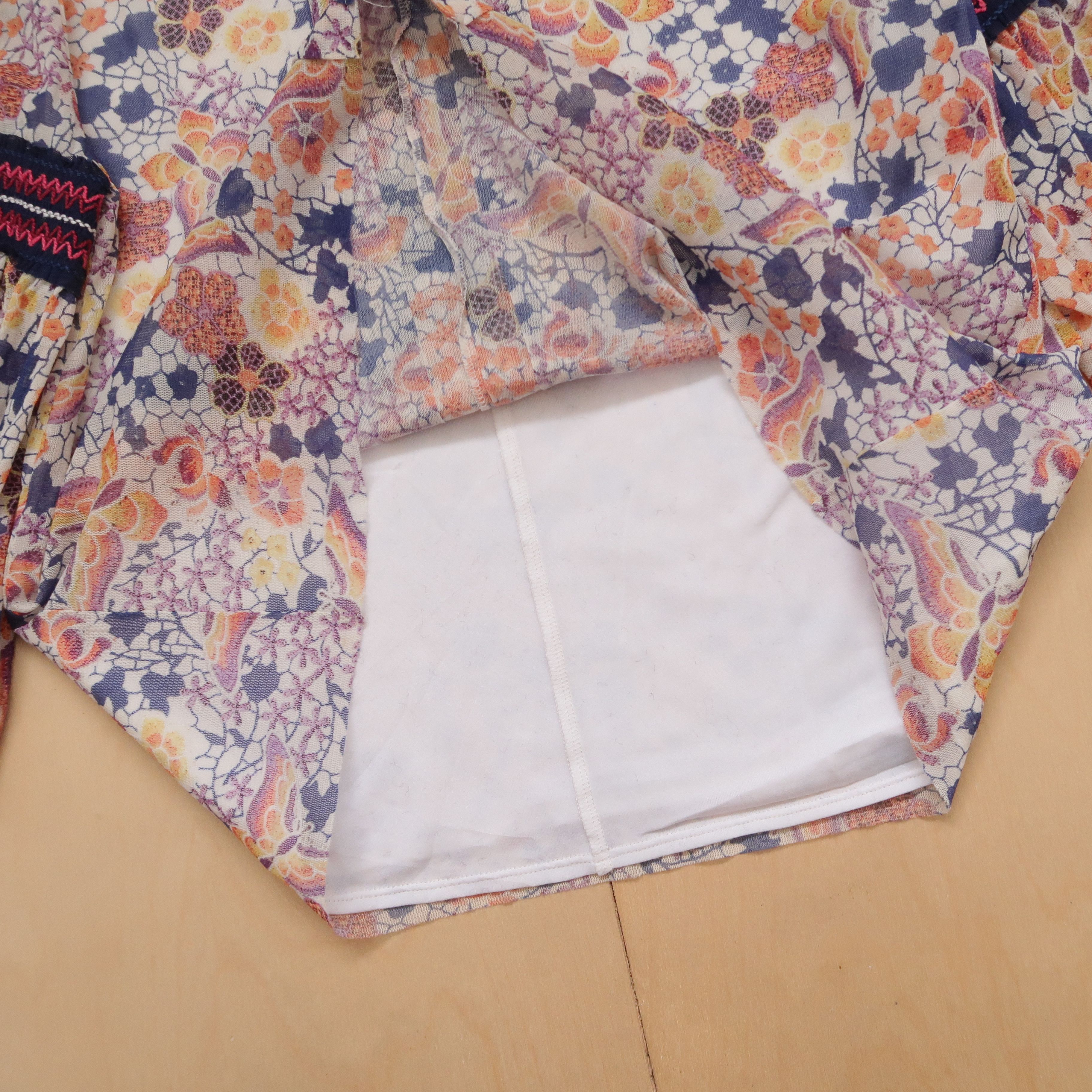 Vivienne Tam S/S 99 Butterfly Buddha Floral Mesh Long Sleeve Size M / US 6-8 / IT 42-44 - 10 Thumbnail