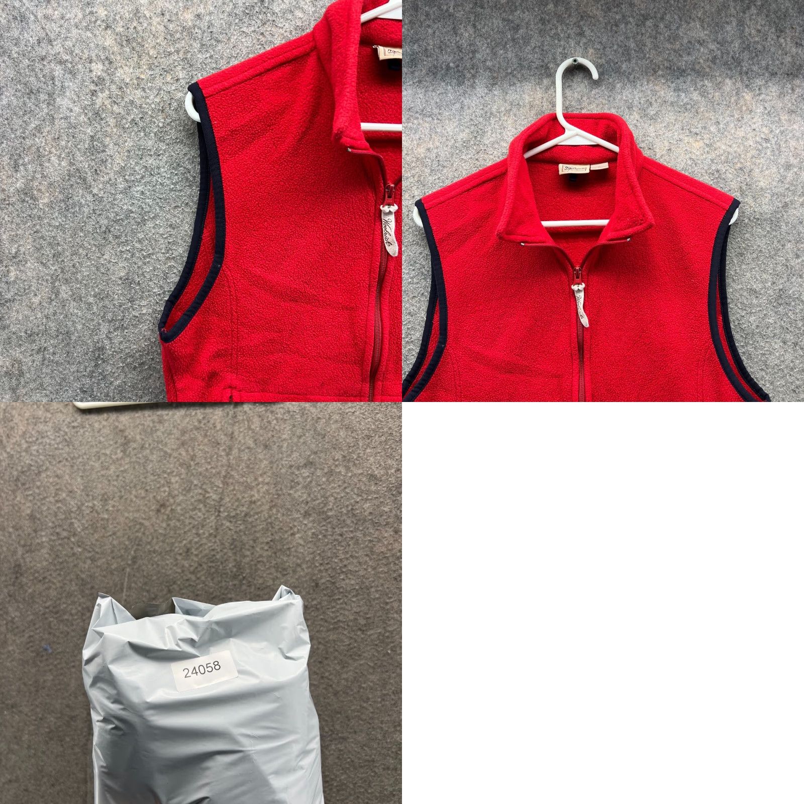 Vintage VINTAGE Woolrich Vest Women Medium Jackets Sleeveless Red Full Zip Fleece Size M / US 6-8 / IT 42-44 - 8 Thumbnail