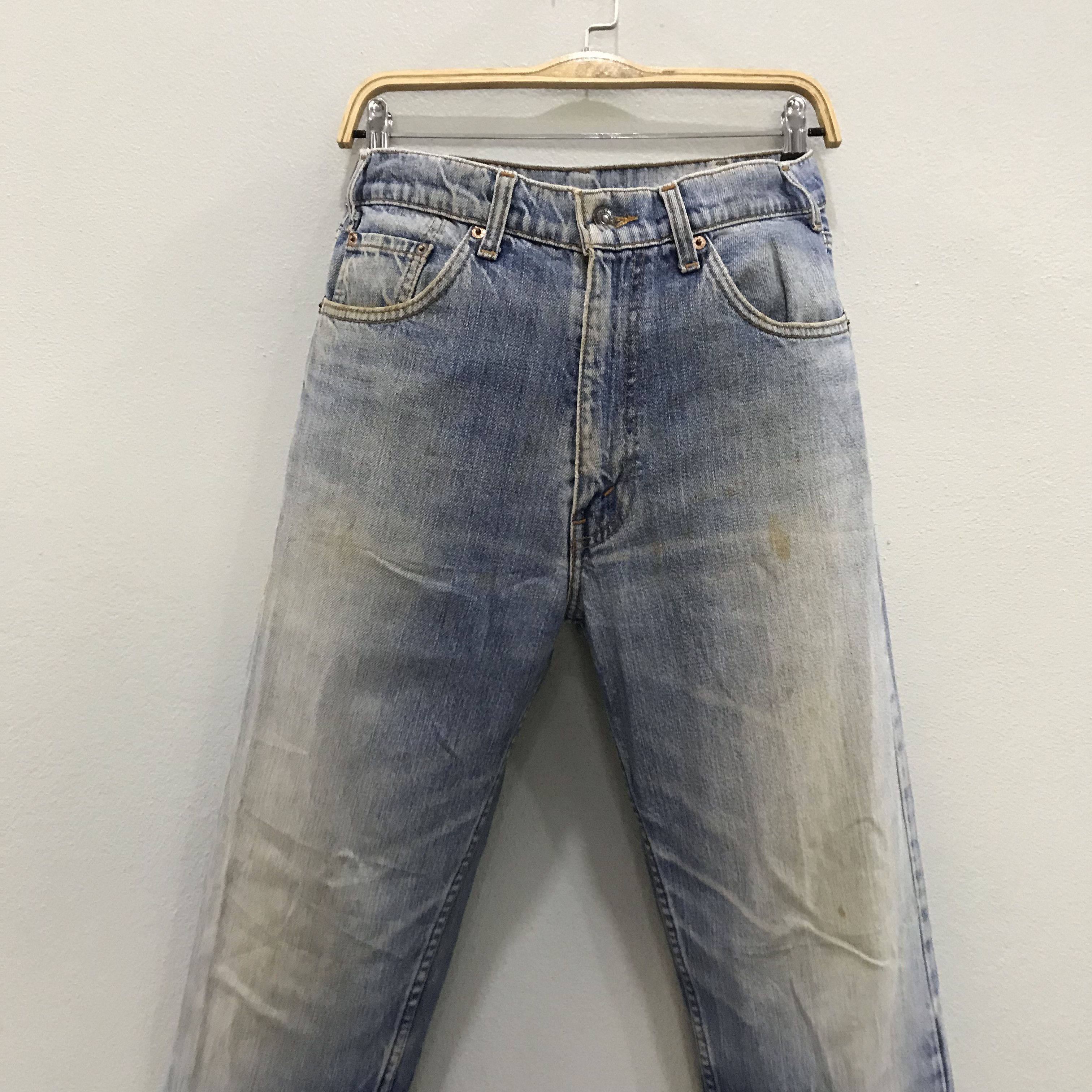 Levi's Vintage 90s Levi’s Jeans Light Wash Straight Leg Size US 30 / EU 46 - 3 Thumbnail