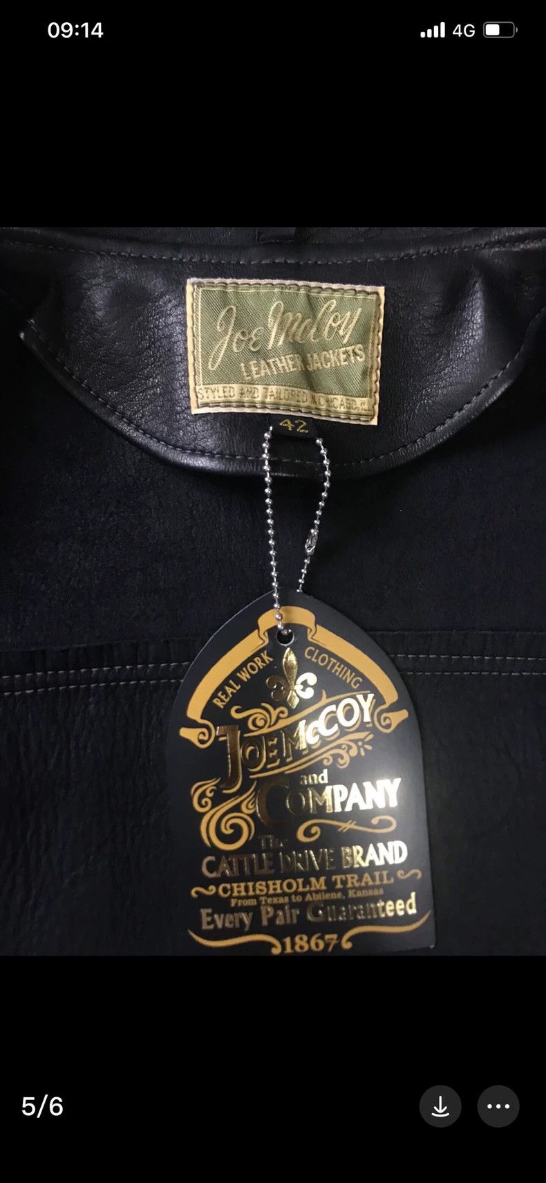 The Real McCoy's The Real McCoys Deer Leather Cossack Leather Jacket Size US M / EU 48-50 / 2 - 4 Thumbnail