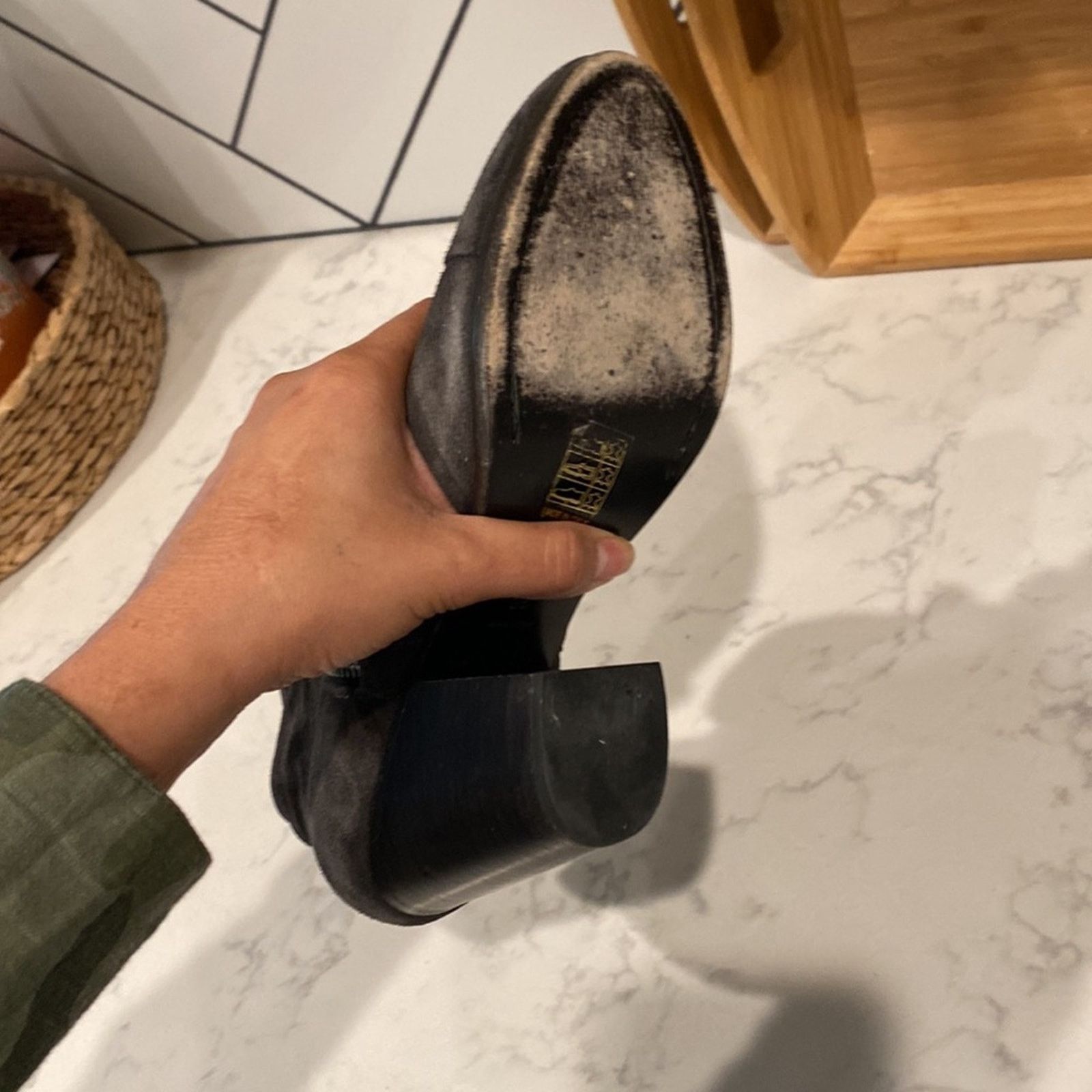 Rag & Bone Rag & Bone Margot Suede Ankle Boots silver zipper accents 9 Size US 9 / IT 39 - 9 Thumbnail