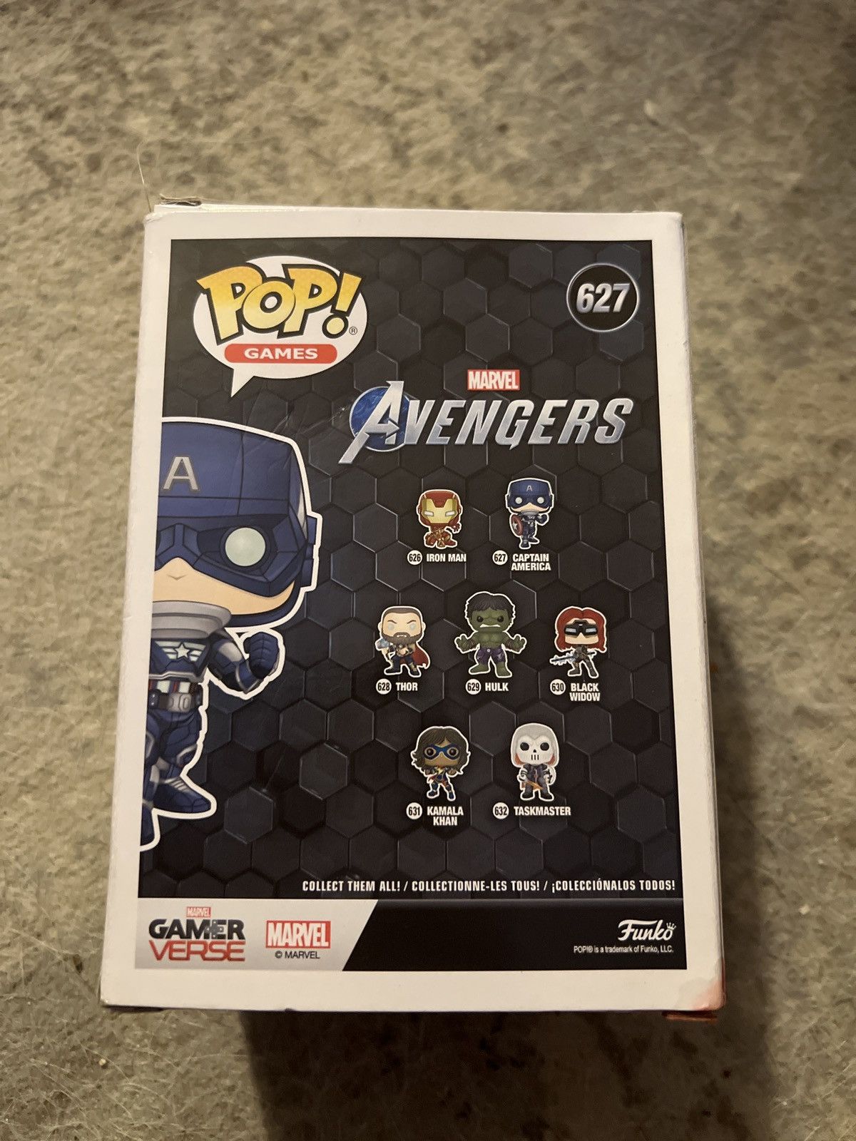 Marvel Comics Funko Pop! Captain America Bobble-Head Size ONE SIZE - 2 Thumbnail