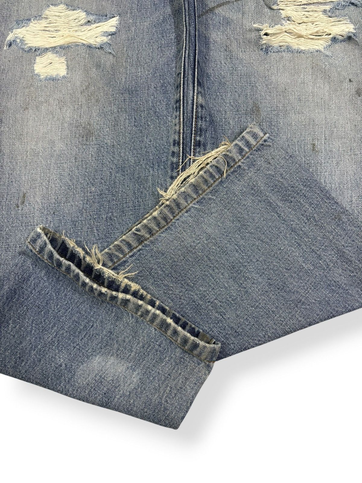 Levi's Vintage 90s Levis 502 Big E Selvedge Distressed Grunge Jeans Size US 30 / EU 46 - 10 Thumbnail