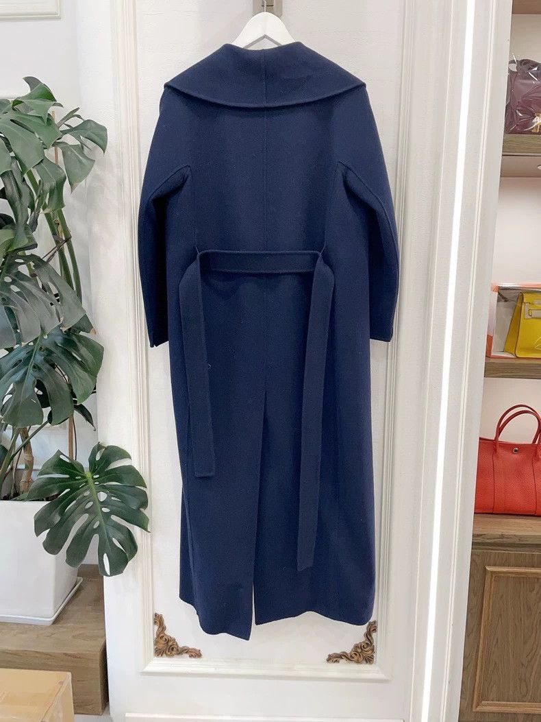 Max Mara Max Mara Dark blue wool coat Size S / US 4 / IT 40 - 2 Thumbnail