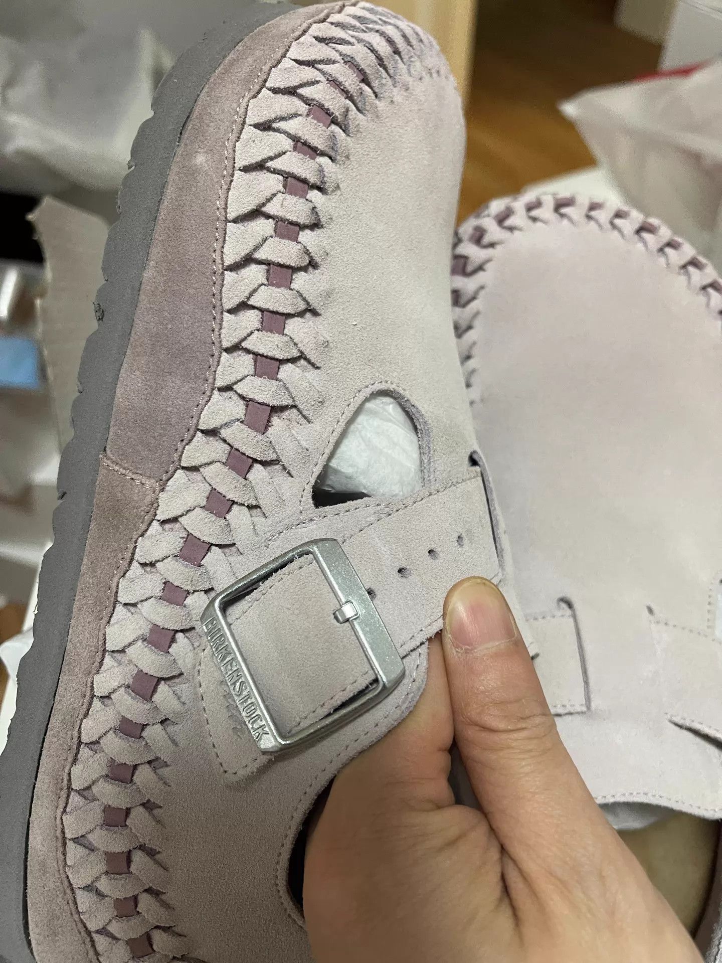 Kith KITH x BIRKENSTOCK London Braided Slipper Pink 41 Size US 8 / EU 41 - 4 Thumbnail