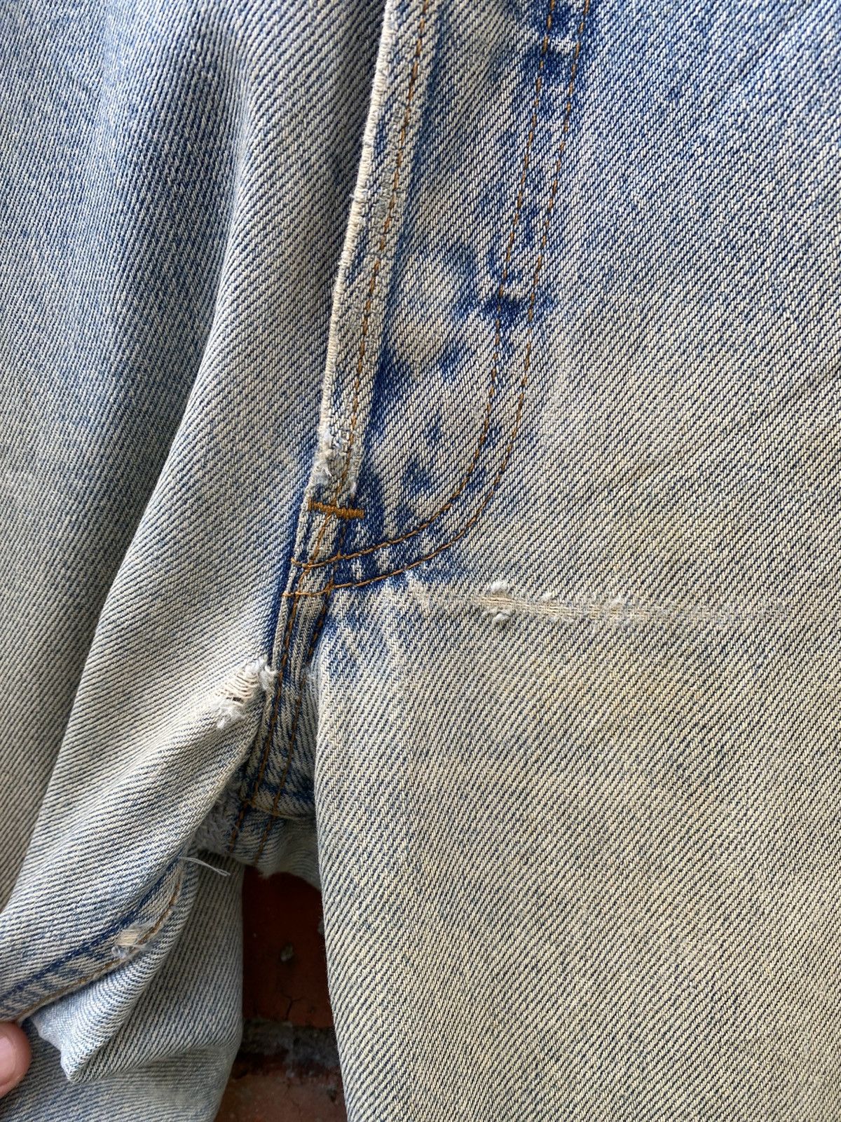 Levi's × Vintage W38x30 vintage levi's 501 distressed made in USA Size US 38 / EU 54 - 6 Thumbnail