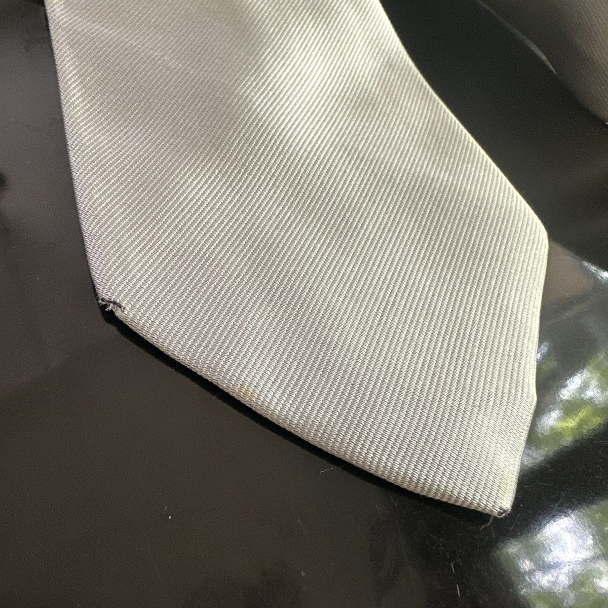 Battistoni VINTAGE 1980s BATTISTONI ROMA for BONWIT TELLER TIE SILVER Size ONE SIZE - 6 Thumbnail