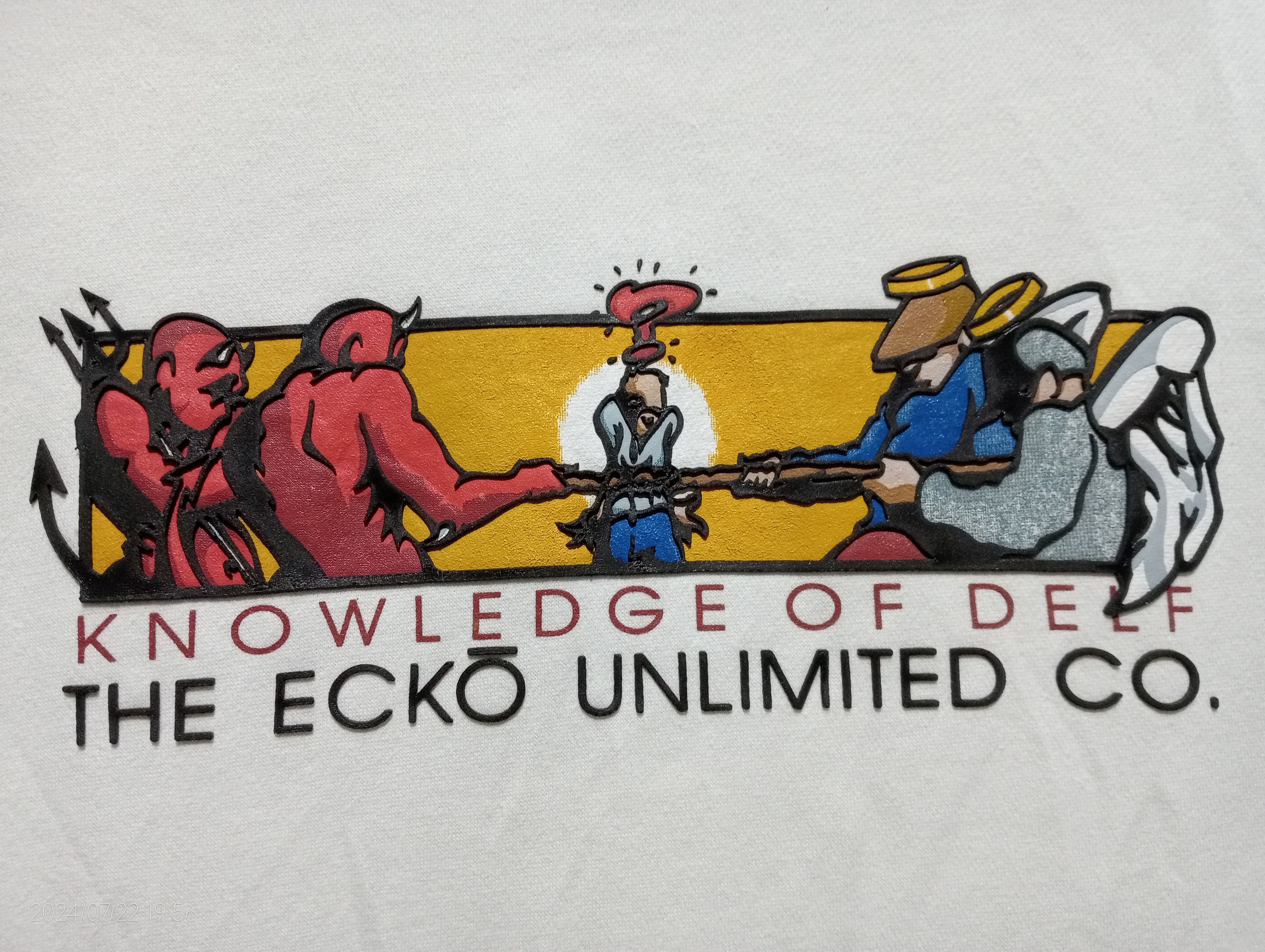 Ecko Unltd. Vintage Ecko Unltd Knowledge of Delf Pullover Hoodie. Size US XL / EU 56 / 4 - 2 Thumbnail