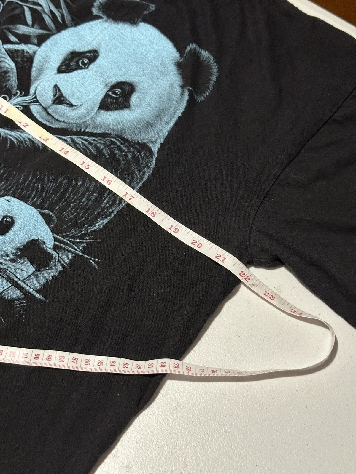 Vintage Vintage panda animal nature front and back graphic T-shirt Size US XL / EU 56 / 4 - 8 Thumbnail