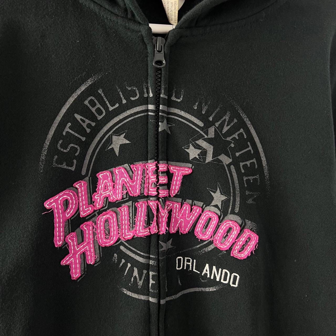 Planet Hollywood Planet Hollywood Orlando Zip Hoodie Vintage Big Logo Y2K Size XL / US 12-14 / IT 48-50 - 3 Thumbnail