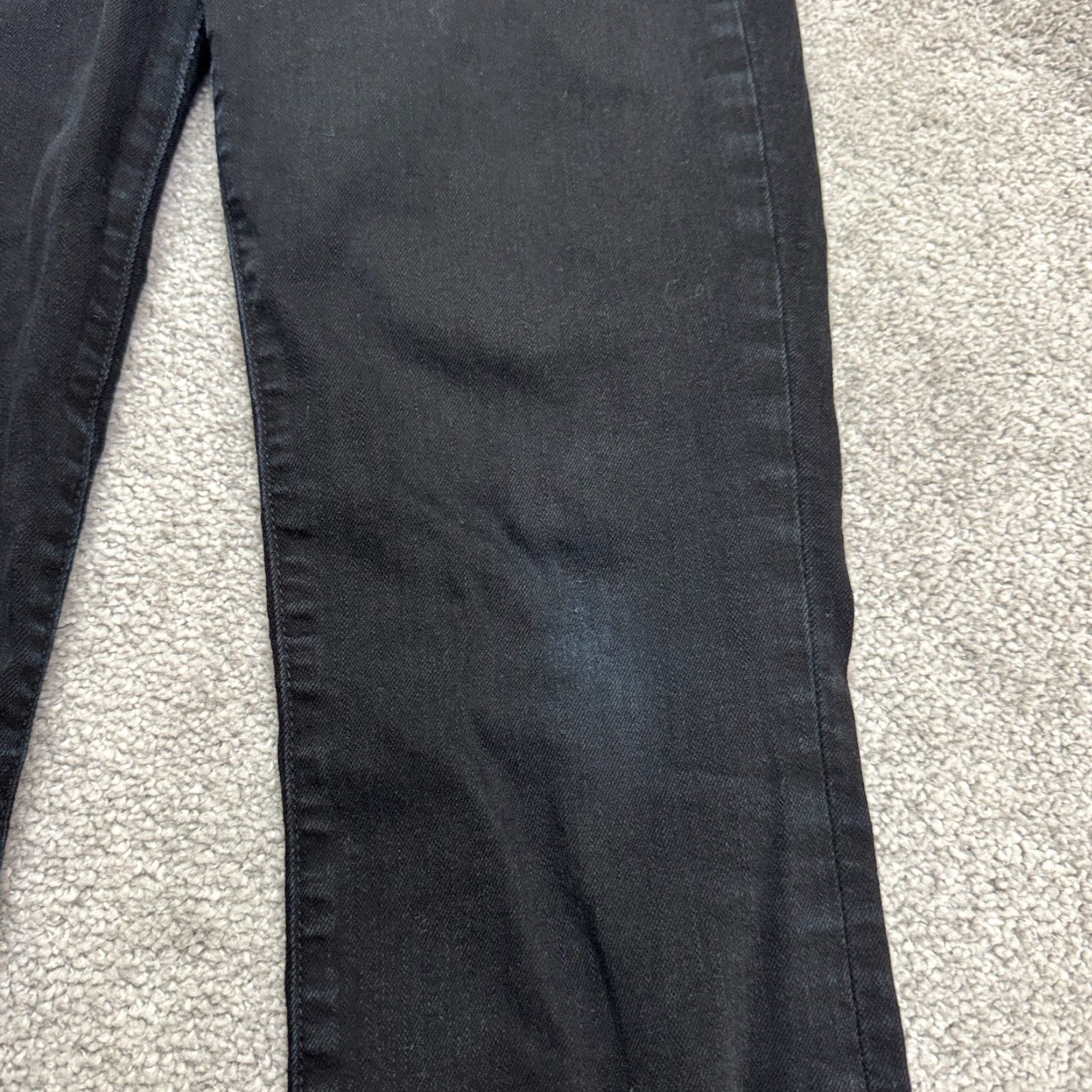 J Brand J Brand 811 Skinny Jeans Womens 28 Shadow Black Mid Rise Stretch Denim 5-Pocket Design Button Zip Inseam 28 Size 28" / US 6 / IT 42 - 4 Thumbnail