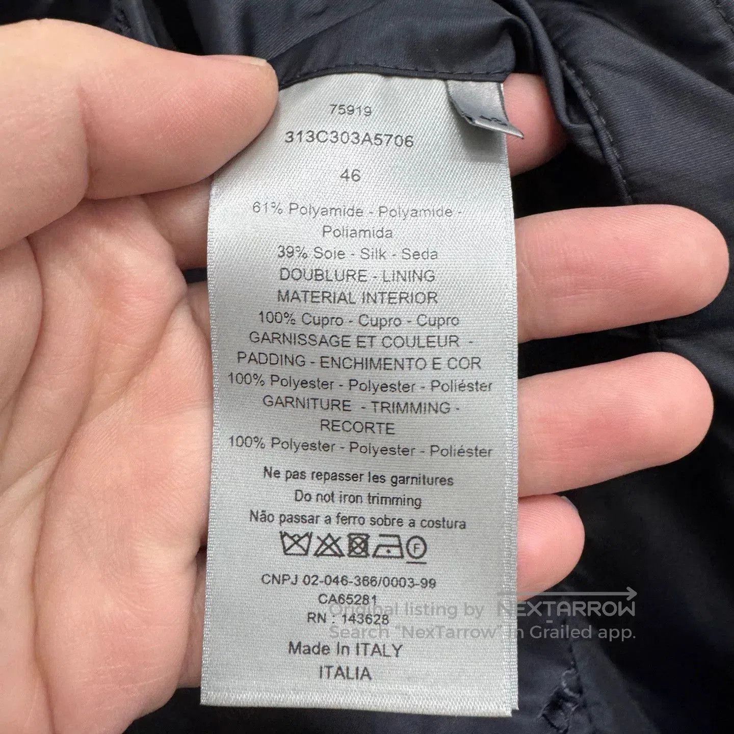 Dior dior gray quilted cotton coat. Size US L / EU 52-54 / 3 - 4 Thumbnail