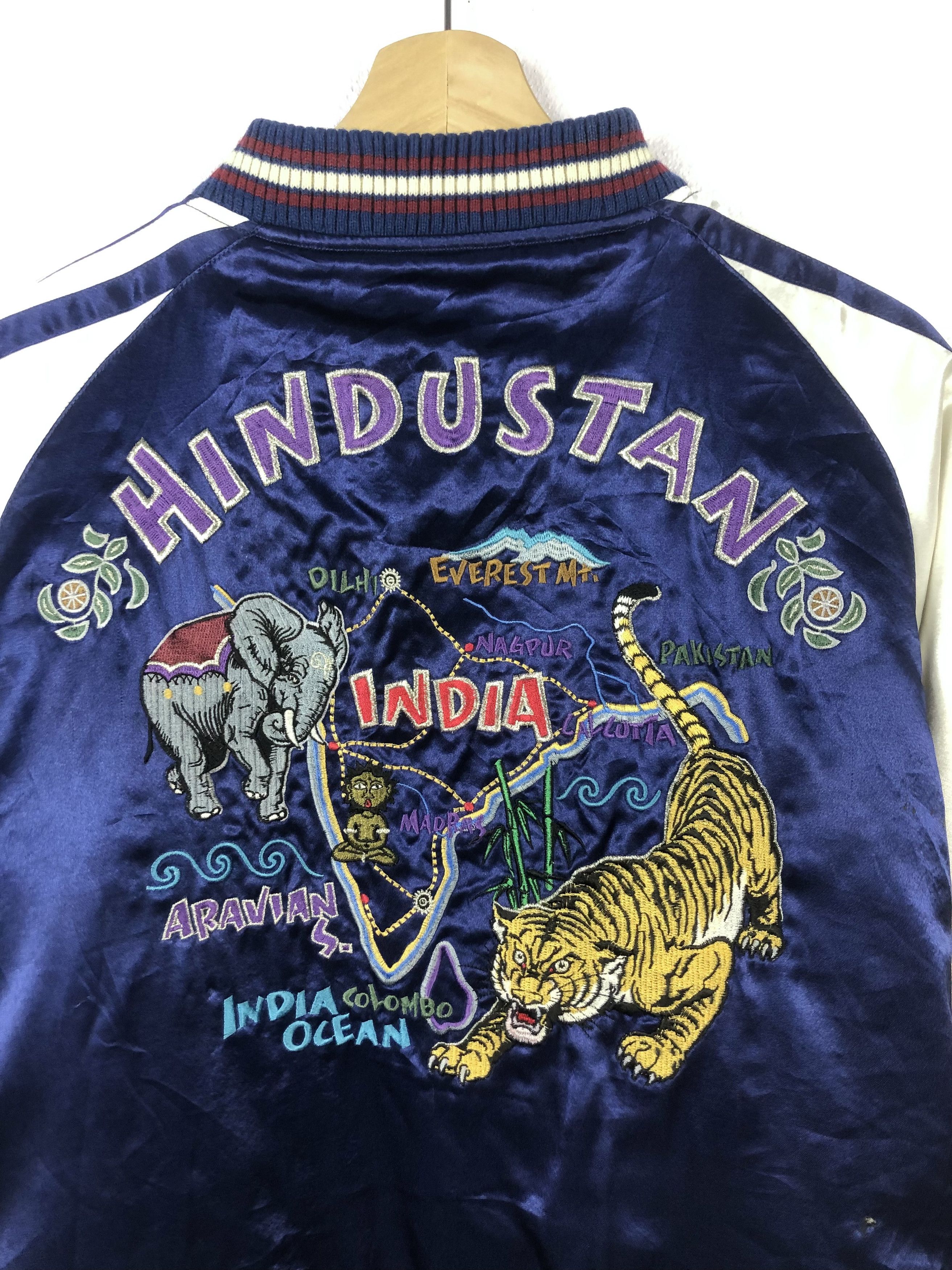 Johnbull Vtg Johnbull Japan Reversible Sukajan Jacket India Motive Size US M / EU 48-50 / 2 - 16 Thumbnail