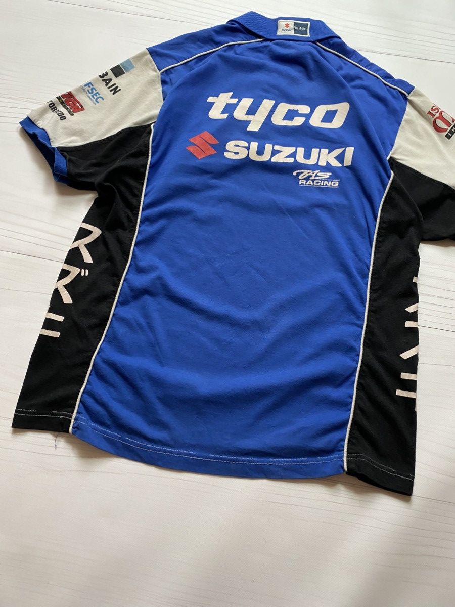Vintage Vintage Suzuki moto racing tyco castrol polo t shirt jersey Size US M / EU 48-50 / 2 - 14 Thumbnail
