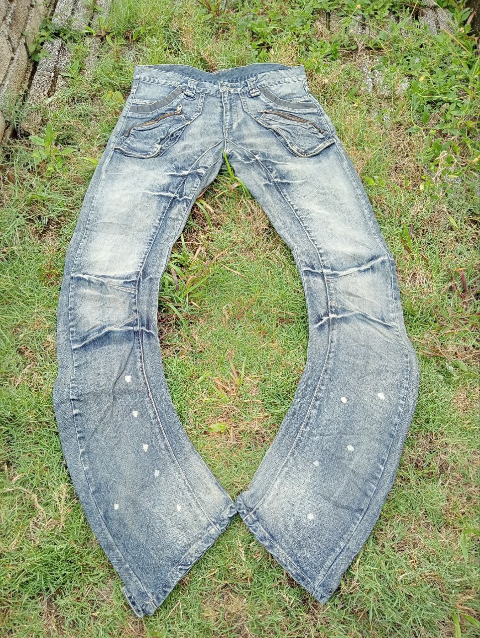 PPFM VINTAGE PPFM JAPAN CURVE JEANS Size US 34 / EU 50 - 1 Thumbnail