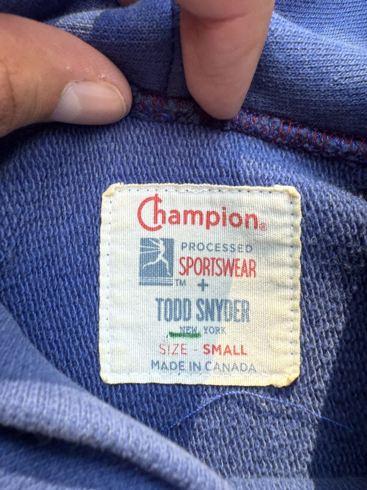 Champion × Todd Snyder Todd Snyder x Champion Hoodie Men’s Size Small in Blue Size US S / EU 44-46 / 1 - 3 Thumbnail