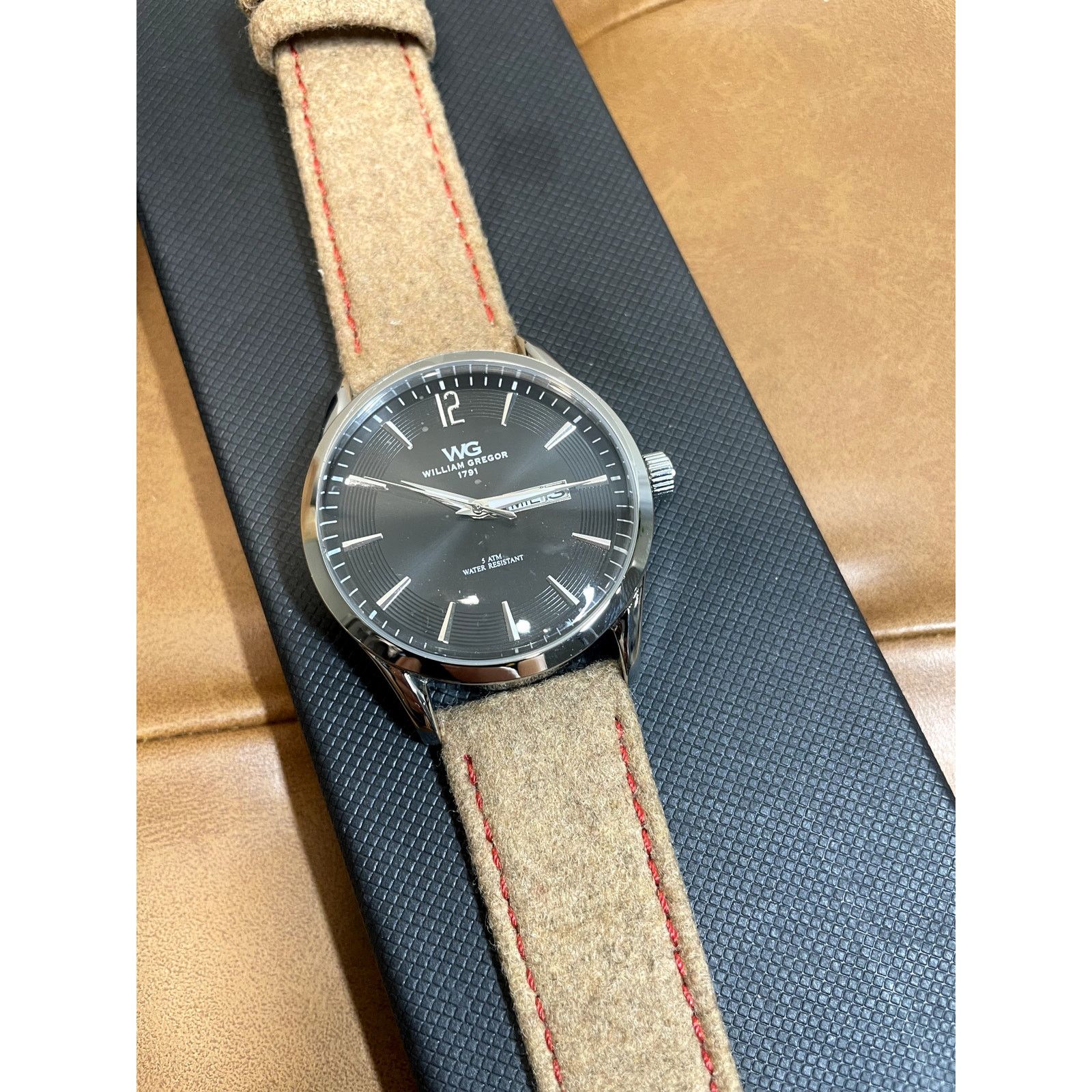 Other William Gregor 1791 NWT Brown Strap Black Face Watch Size ONE SIZE - 6 Thumbnail