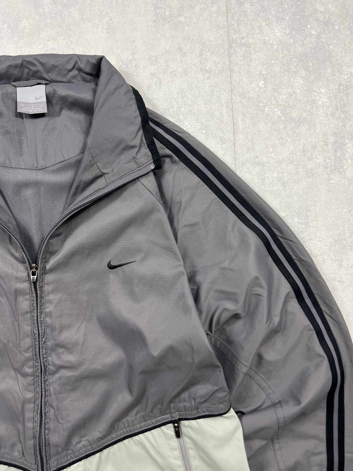 Nike 00's NIKE RETRO RARE Y2K SWOOSH LOGO TRACK JACKET Size US M / EU 48-50 / 2 - 3 Thumbnail