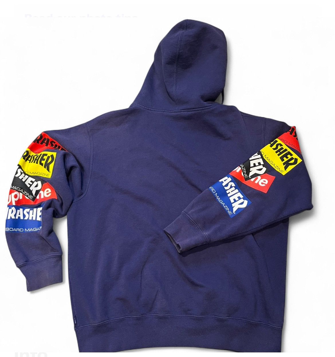 Thrasher Supreme x Thrasher Multi Logo Zip Up Hooded Sweatshirt Size US M / EU 48-50 / 2 - 2 Thumbnail