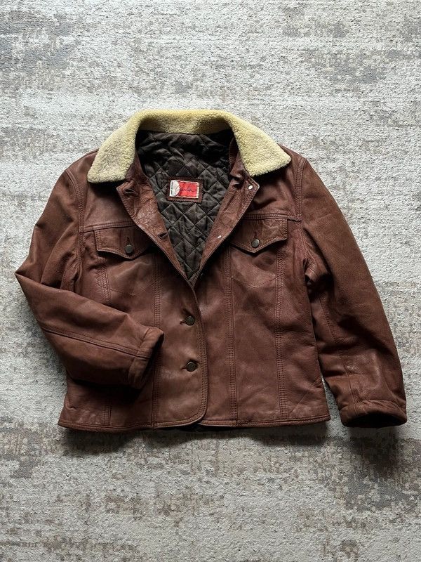 Other Carla El Cort Ingles Vintage 90s Leather Jacket Sz 44 Rare Size L / US 10 / IT 46 - 2 Thumbnail