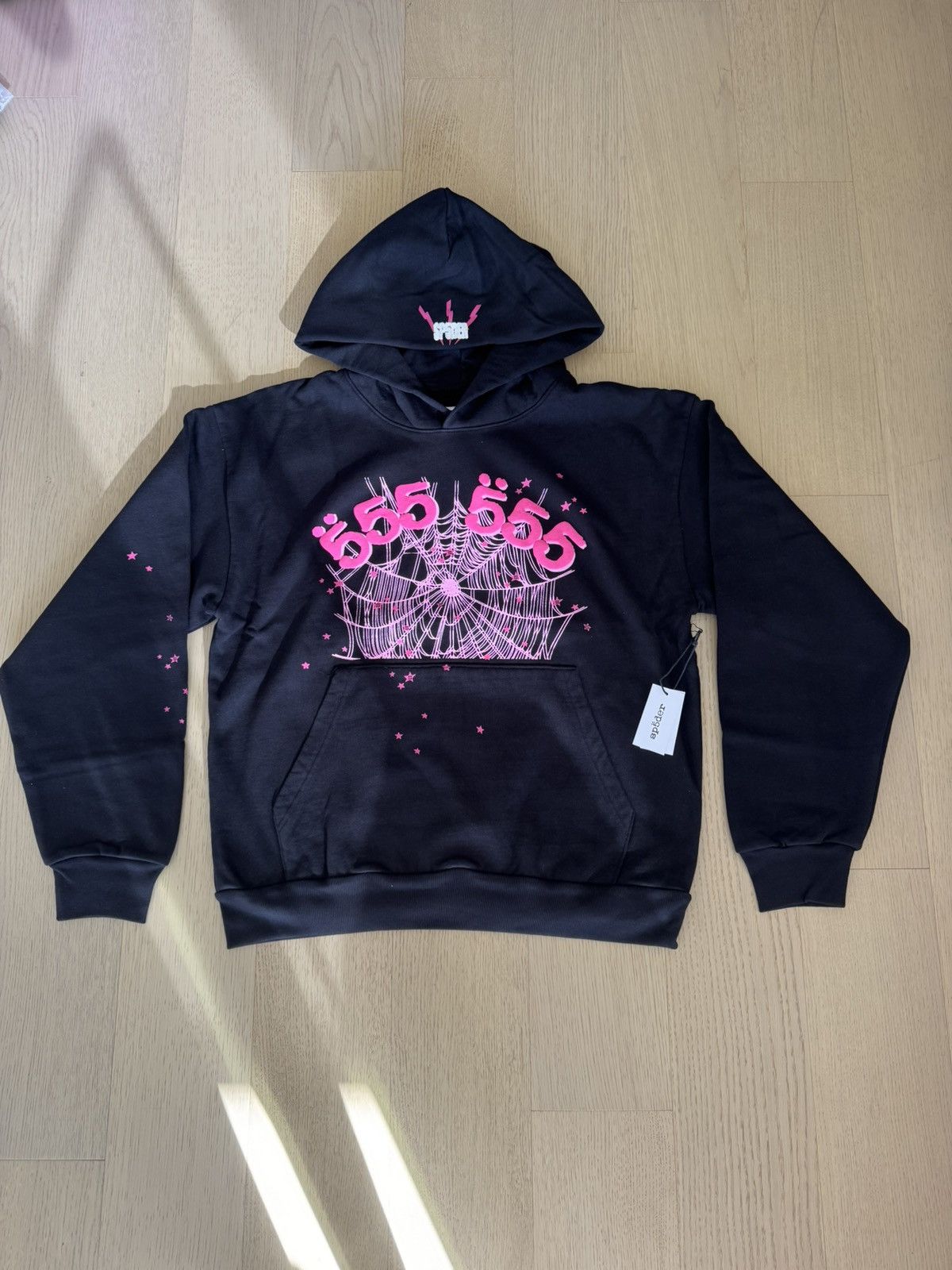 トップス Sp5ider worldwide 555555 SPIDER Hoodie Spider hoodie Mens Sweatshirts 555555 Hoodie Sp5der Pink